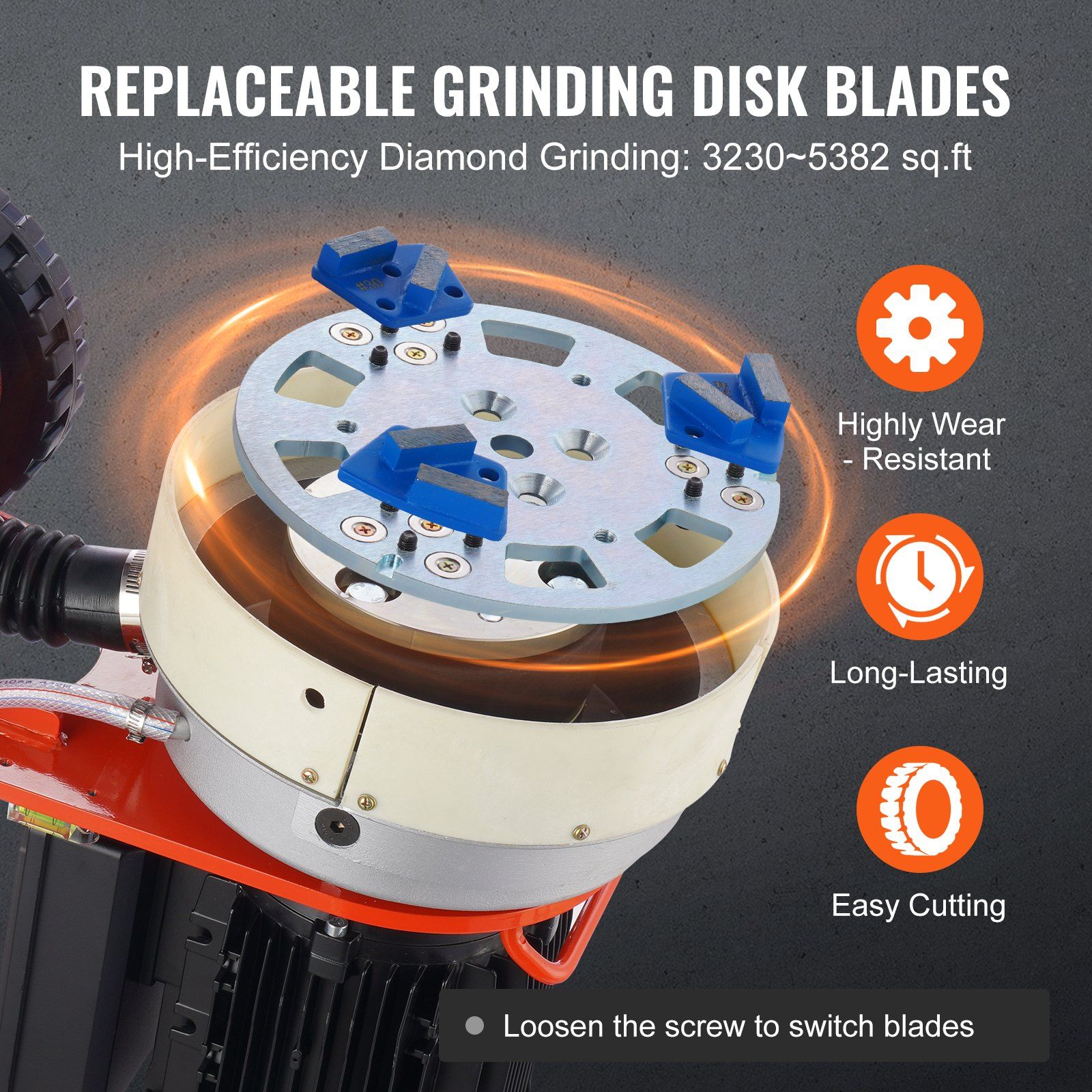 Electric Concrete Floor Grinder 10
