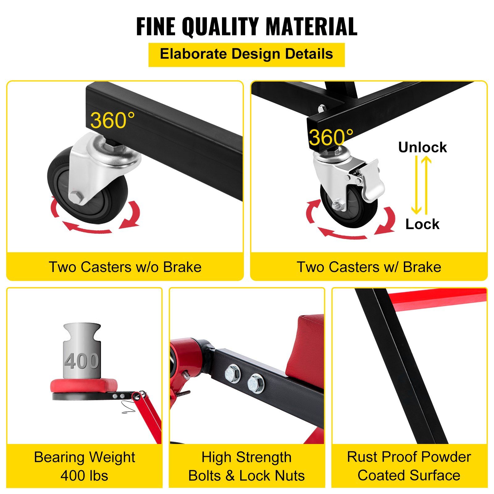 Foldable Engine Creeper Easy Engine Access Creeper for Garage or Workshop - Image 6