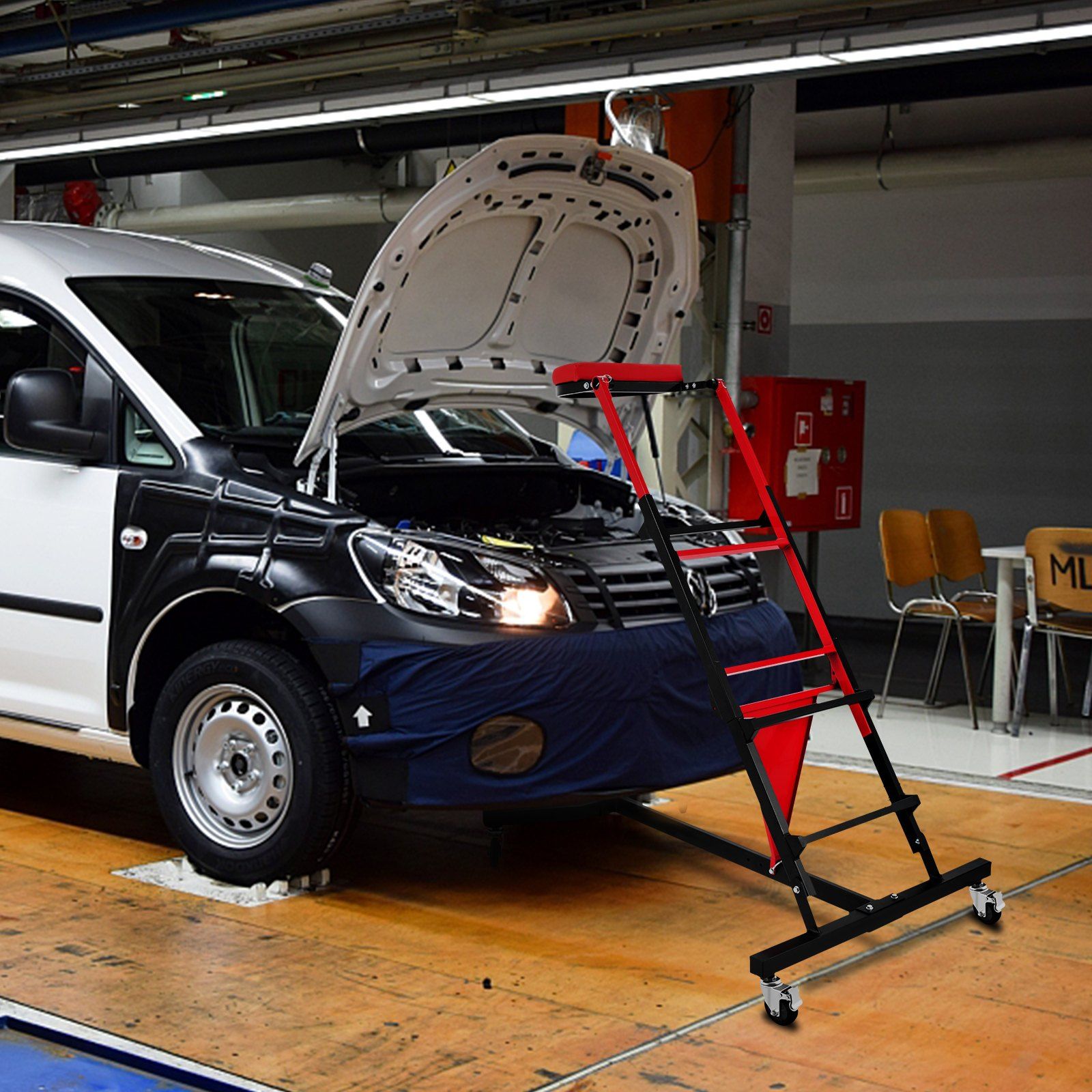 Foldable Engine Creeper Easy Engine Access Creeper for Garage or Workshop - Image 8