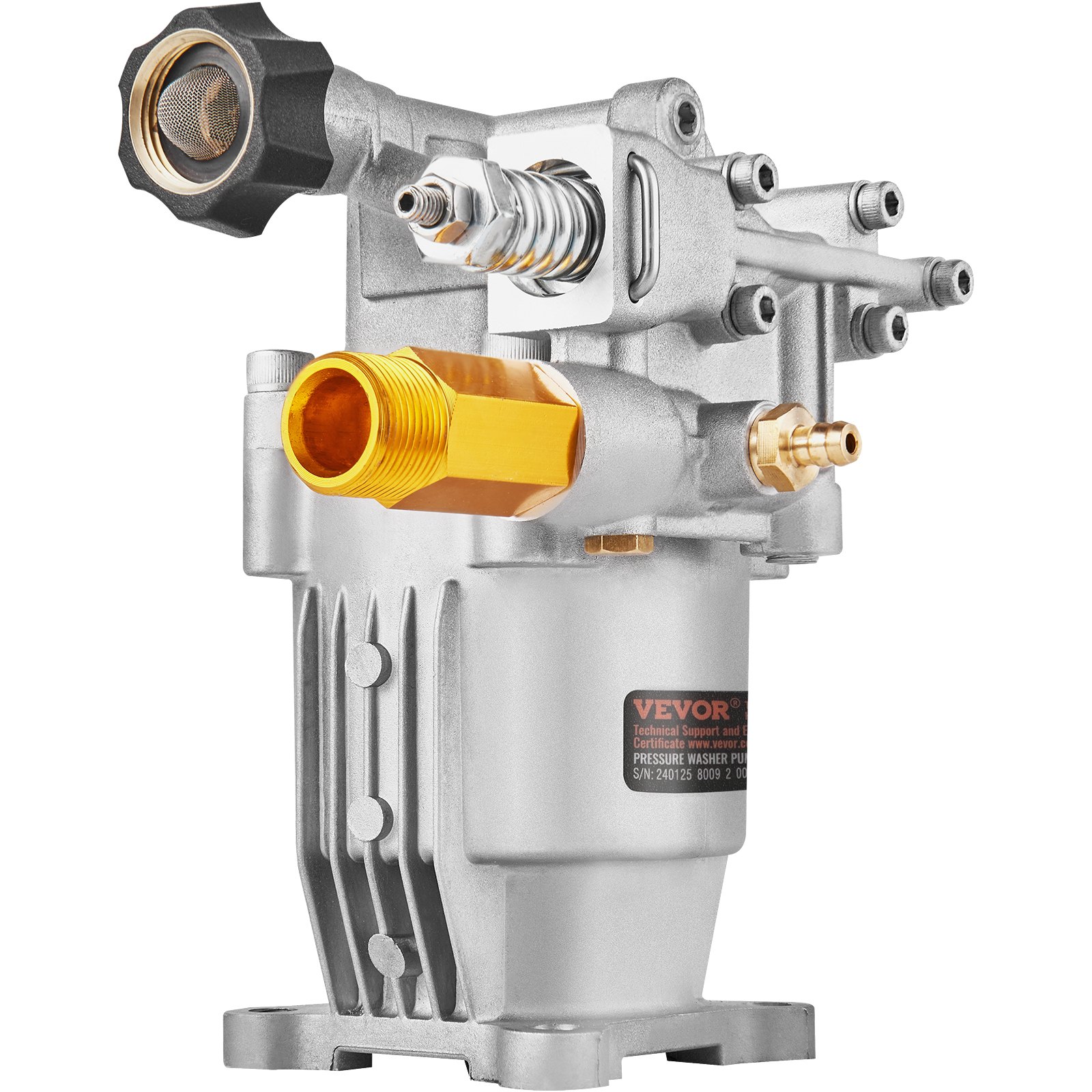 Pressure Washer Pump, 19 mm Shaft Horizontal, 3400 PSI, 2.5GPM, Replacement Power Washer Pumps Kit, Parts Washer Pump, Compatible with Honda, Simpson, RYOBI, Briggs & Stratton, Subaru, Craftsman - Image 1