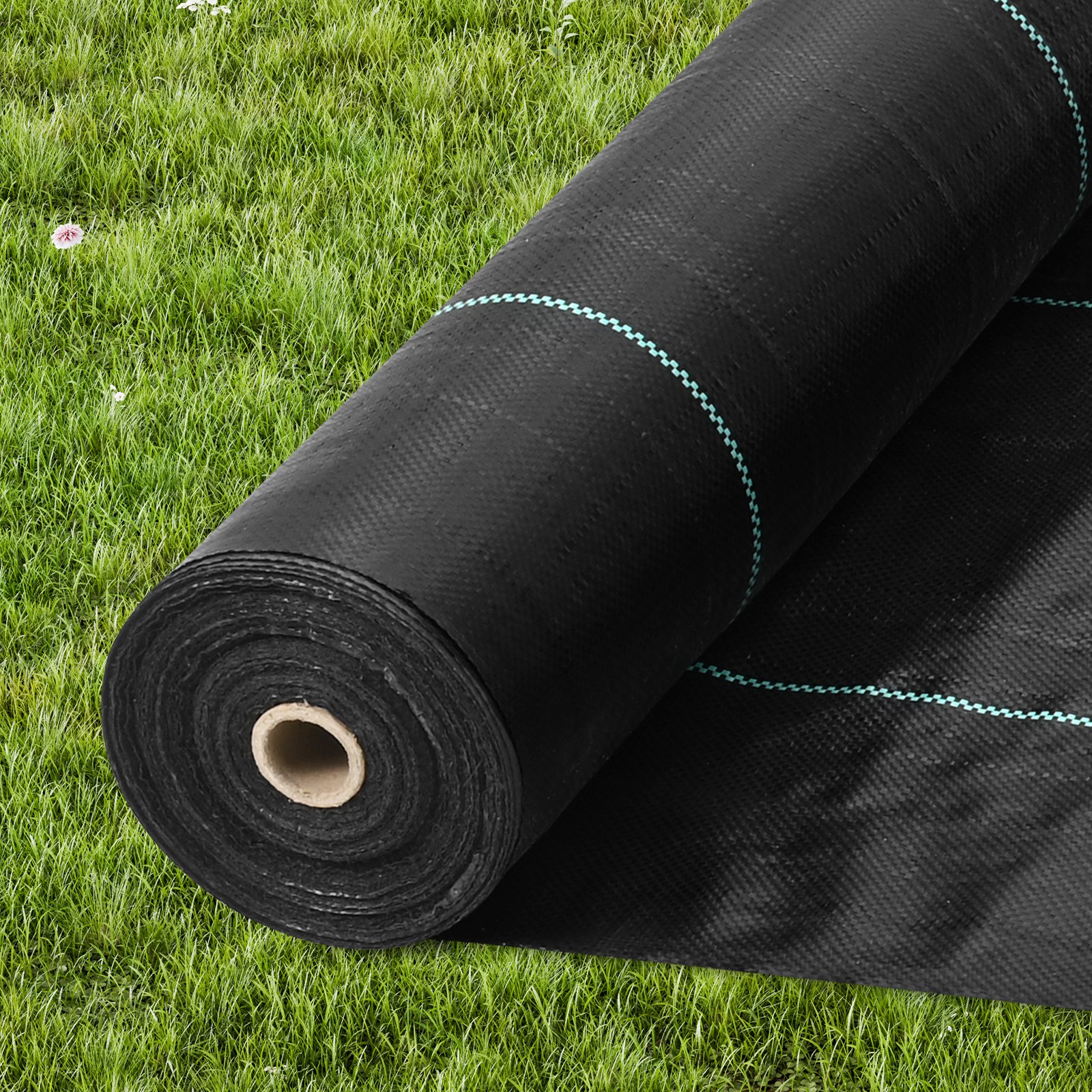 Weed Barrier Landscape Fabric, 3*300FT Heavy Duty Garden Weed Fabric, Woven PP Weed Control Fabric, Driveway Fabric, Geotextile Fabric for Landscaping, Ground Cover, Weed Blocker Weed Mat, Black - Image 1
