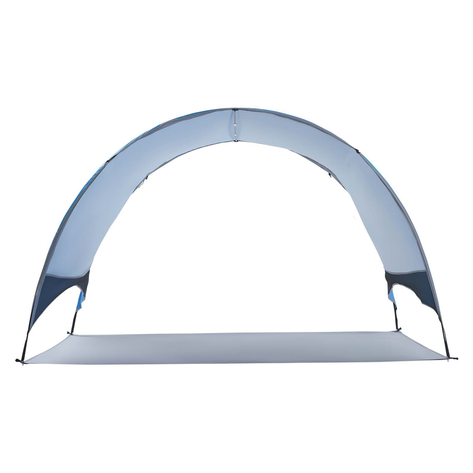 Beach Tent Sun Shelter for 3 Person, UPF 50+ Protection, Portable Sun Shade Canopy with Carrying Bag & Ground Stakes, Lightweight and Easy Setup Beach Umbrella for Camping Fishing Outdoor Picnic - Image 1