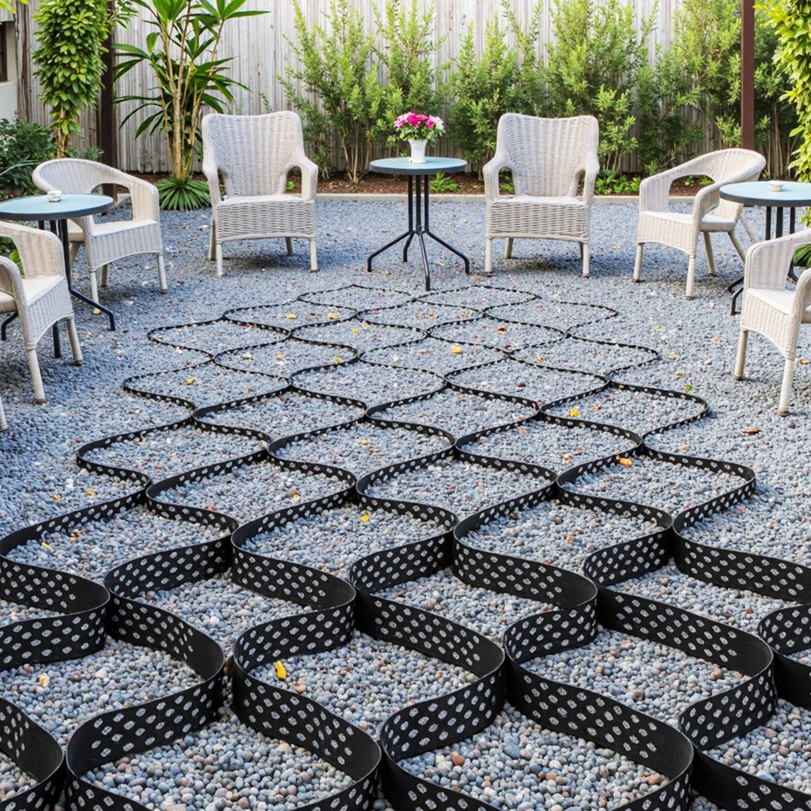 Gravel Grid, 75mm Depth, 5.2 x 2.7m, 853kg Per Sq ft Grass Ground Retainer, Permeable Geo Grids Driveway Stabilization, for Garden, Patio, Walkway, RV Parking Slopes - Image 8