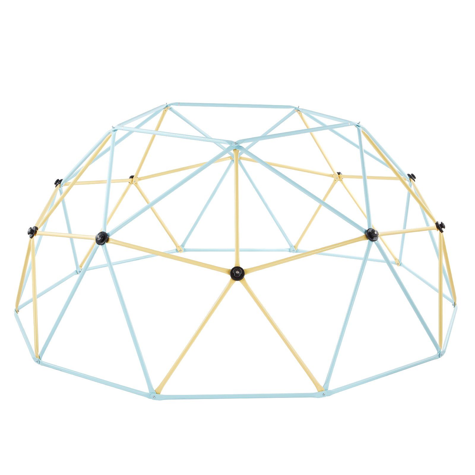 Climbing Dome, 305cm Geometric Dome Climber, 453kg Loading Jungle Gym Playground with 2 Basketballs & Octopus Net, Easy-Assembly Outdoor Backyard Climbing Equipment for Kids 3 to 10 Years Old - Image 1