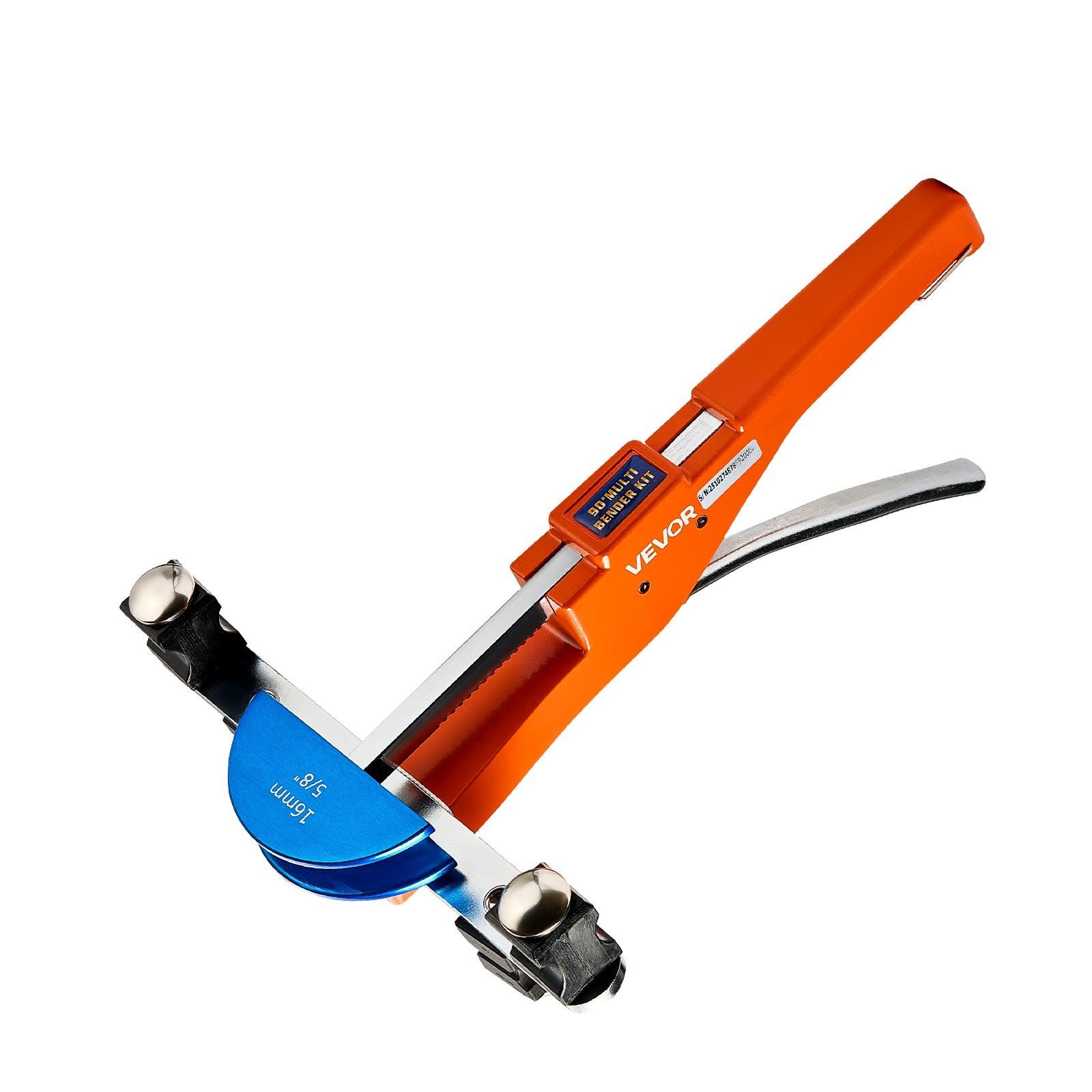 Tubing Bender Kit, 6 mm to 22 mm, Compact Ratcheting Tube Pipe Bender, Ratchet Hand Bending Tool, with 7 Color Aluminium Alloy Dies, HVAC Tools, for Copper HVAC Air Conditioning Refrigeration - Image 1