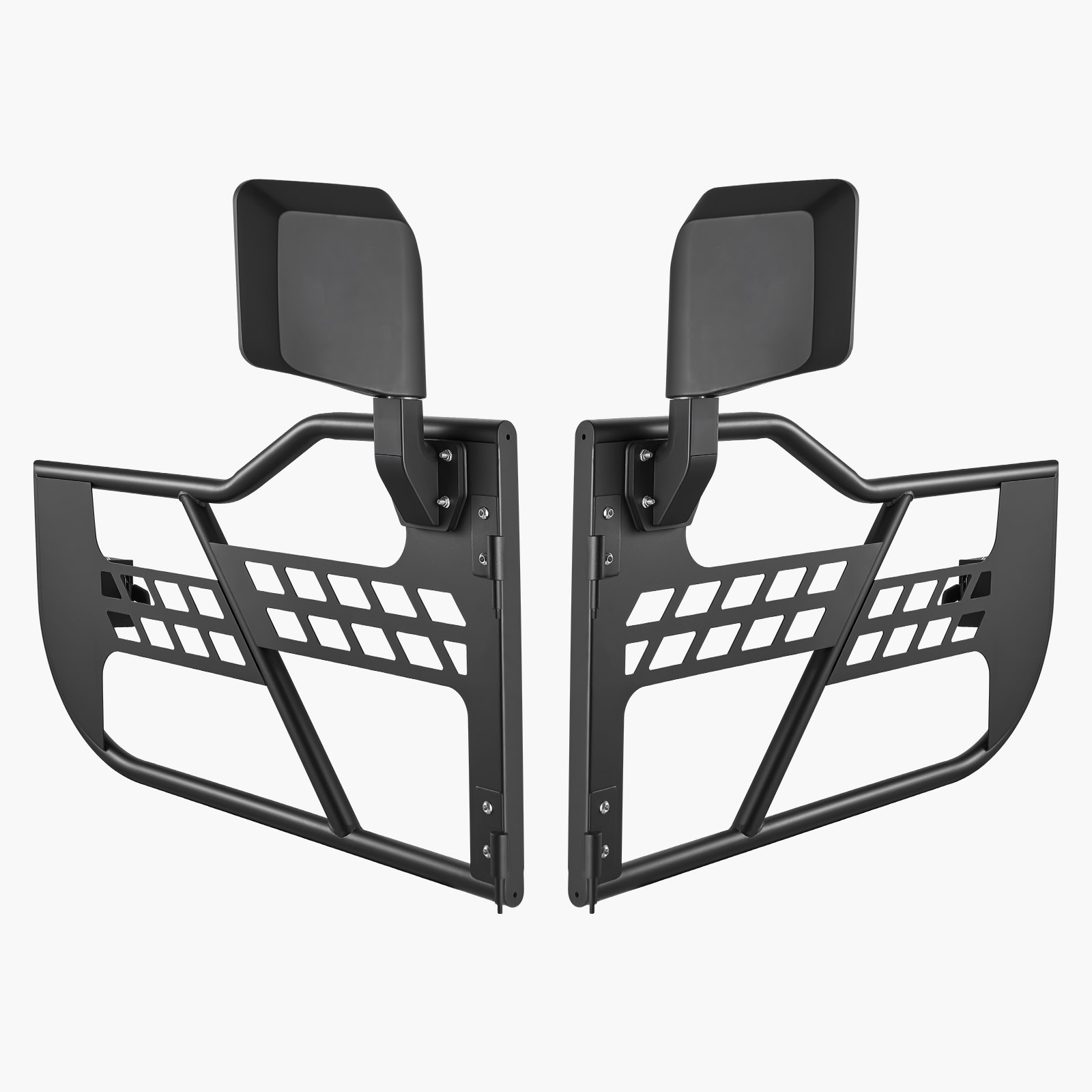 Jeep Tube Doors, 2-Door, Hunting Style Jeep Tubular Door with Heavy-Duty Hinges & OE Latch, Jeep Doors with Rear View Mirrors, Fit for 2018-2024 Jeep Wrangler JL & 2020-2024 Jeep Gladiator JT - Image 1
