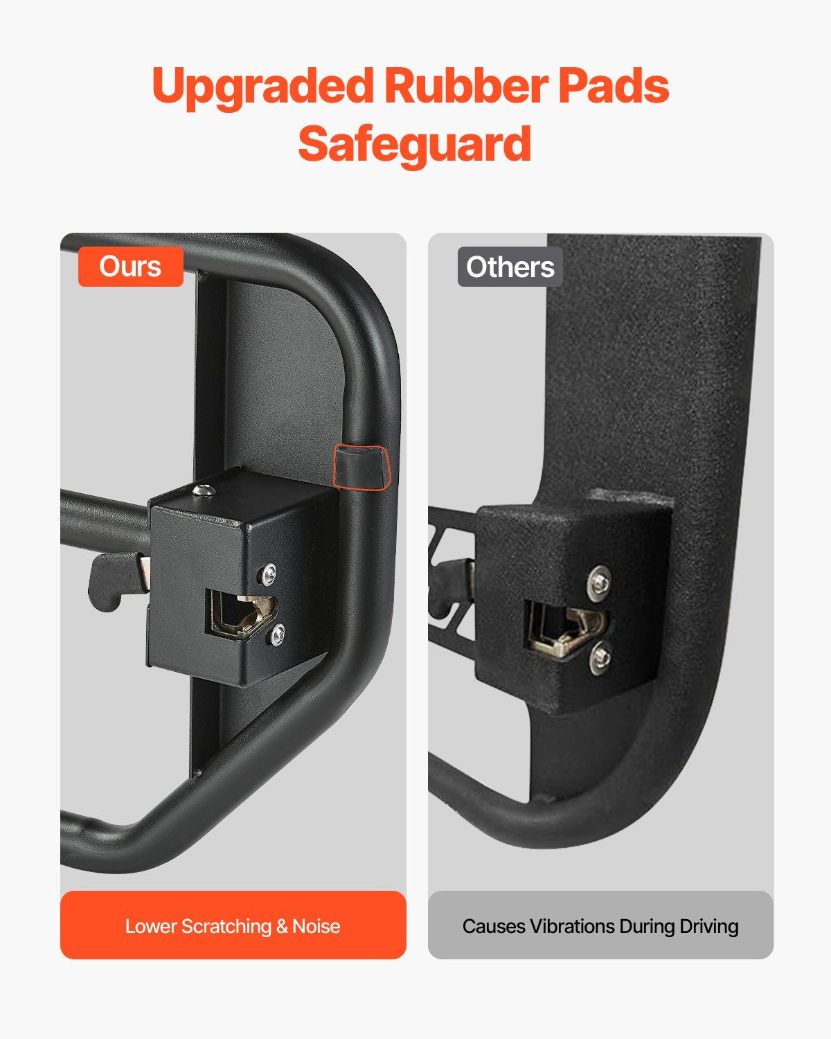 Jeep Tube Doors, 4-Door, Adventure Style Jeep Tubular Door with Heavy-Duty Hinges & OE Latch, Jeep Doors with Rubber Pads & Toughened Steel Tube, Fit for 2007-2018 Jeep Wrangler JK - Image 4