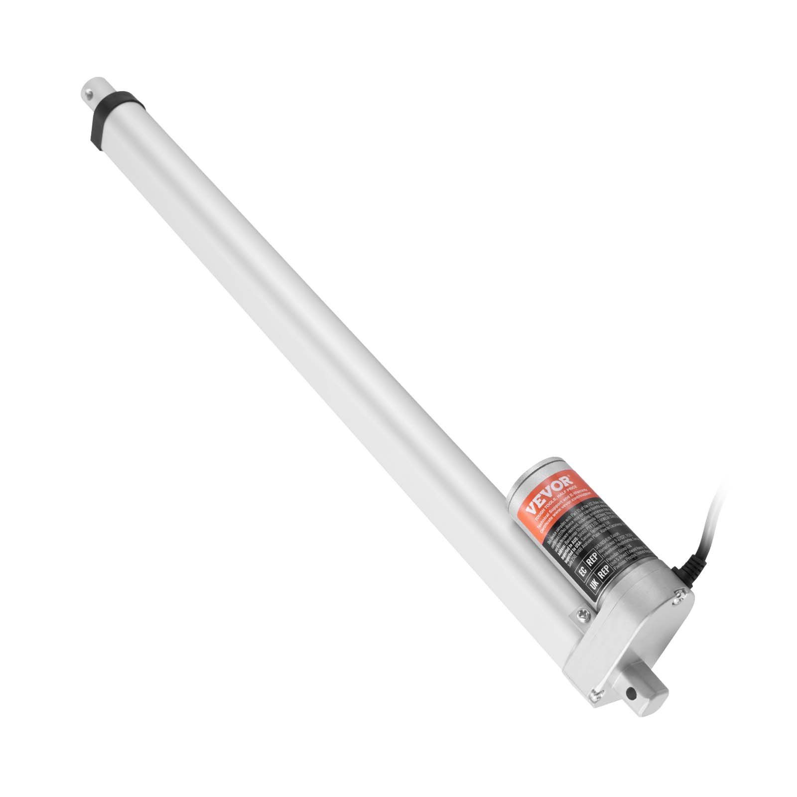 Linear Actuator 12V, 18 Inch High Load 330lbs/1500N Linear Actuator, 0.19