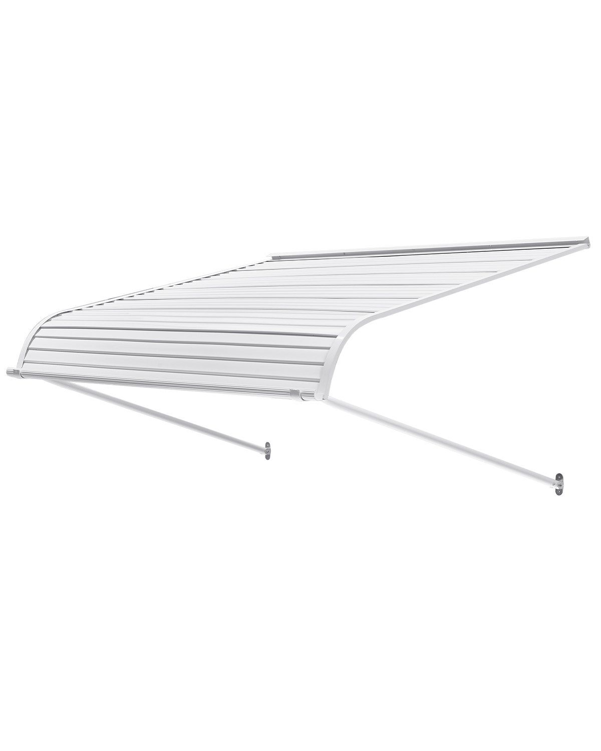 Aluminum Awning 1219 × 1066 mm, Durable Window Awning Door Canopy, Lightweight and Stable Aluminum Exterior Awnings Rain Snow Sunlight Protection for Door Entrance Windows Patio Porch - Image 1