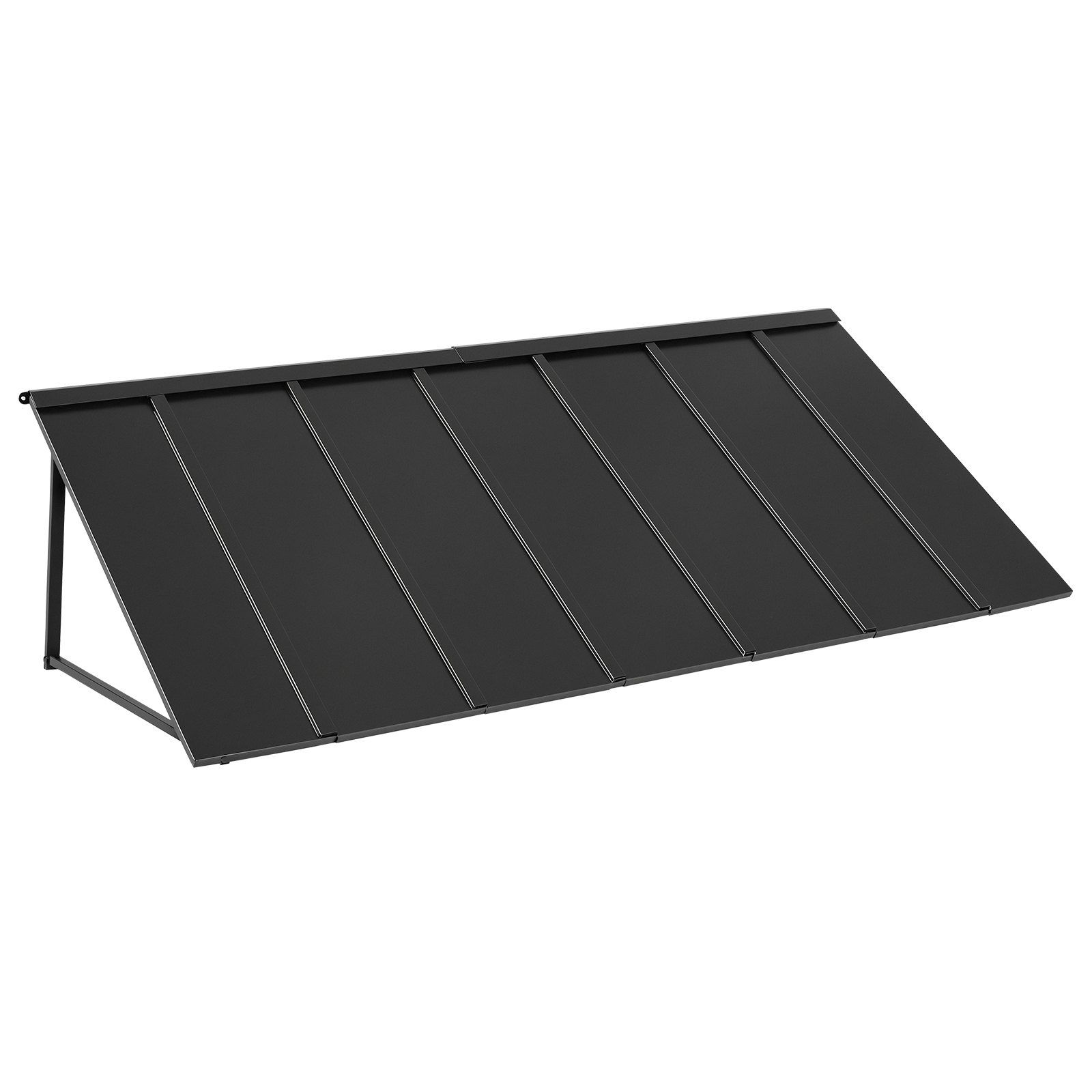 Fixed Metal Awning 2032 × 910 mm, Window Awning Door Canopy, Stable Triangle Steel Frame Exterior Awnings Rain, and Snow Sunlight Protection for Door Entrance, Windows, Porches, Balconies - Image 1