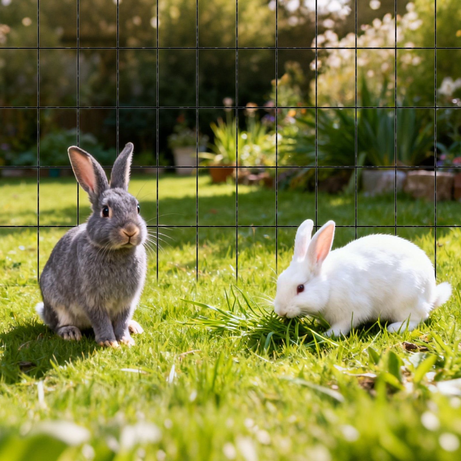 Hardware Cloth 61cm x 7.62m, 2 x 3 in Mesh 16 Gauge Galvanized Wire Mesh Roll, Weather-Resistant Vinyl Coated Chicken Wire Fencing, Heavy Duty Welded Garden Plant Fencing for Rabbit Cage Snake - Image 8