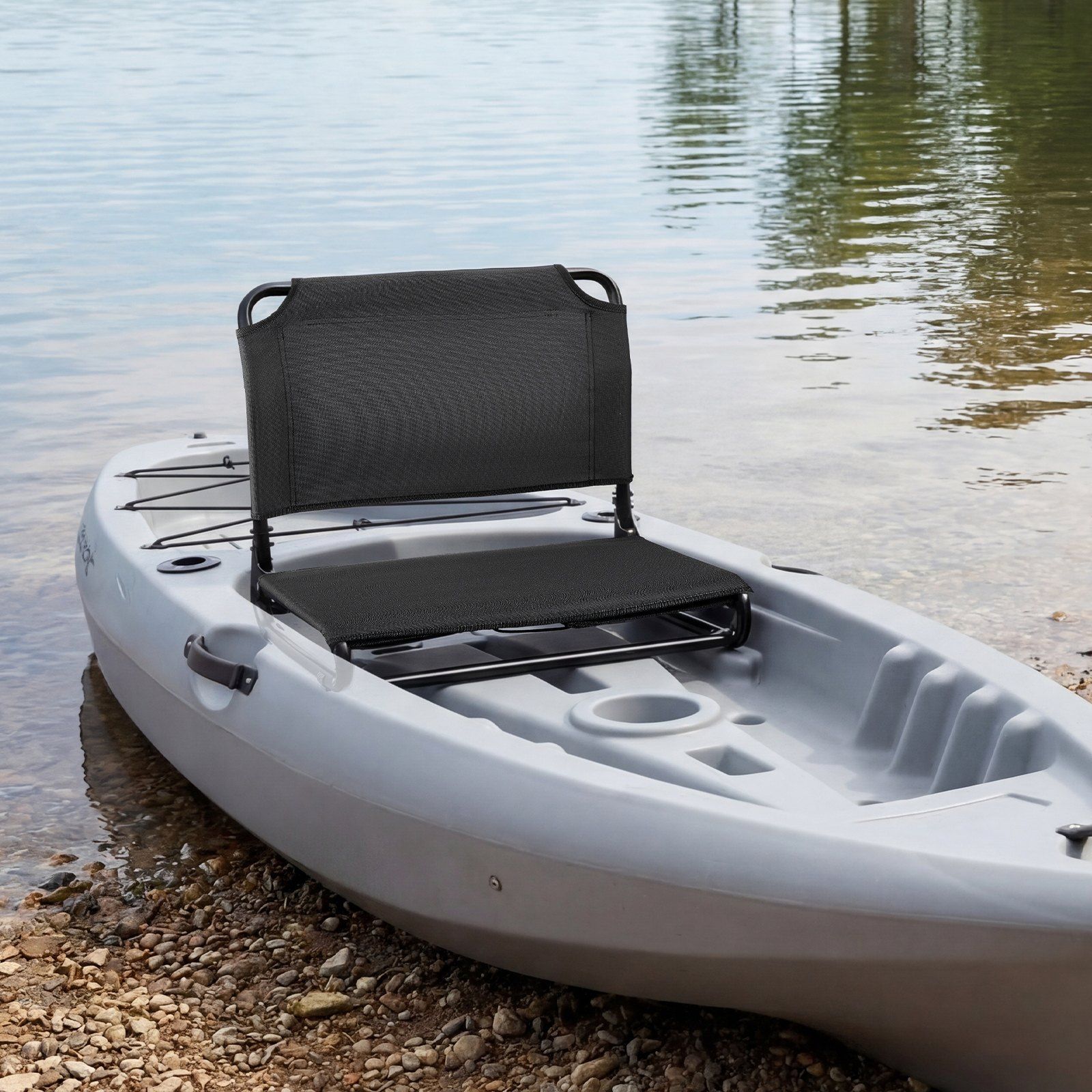 Kayak Seat, Folding Kayak Seat with Comfortable Back Support, Aluminum Alloy Frame & 600D Oxford Fabric, Easy Assembly for Paddling, Fishing and Recreational Kayaking - Image 8