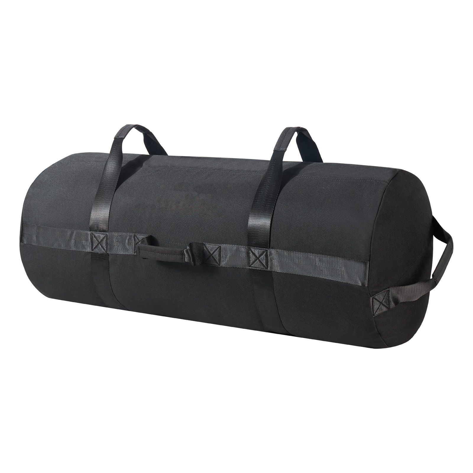 Workout Sandbag, Heavy Duty Workout Power Bags with Handles, 56-90 kg Adjustable Slam Bag for Fitness Strength Weight Training Cross-Training, Home Gym Exercise, Black (Unfilled) - Image 1