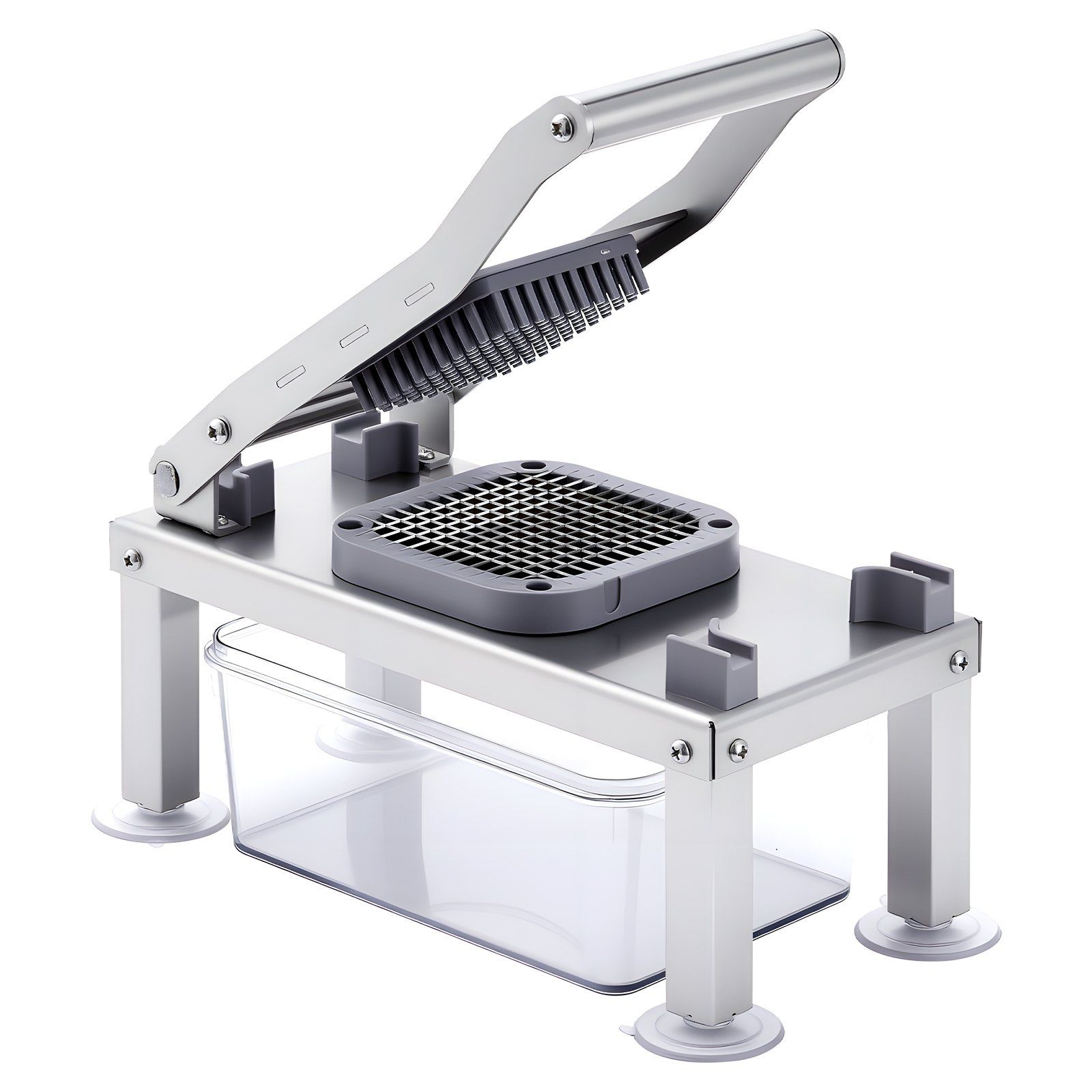 Vegetable Chopper Mandoline Slicer, All-in-1 Food Veggie Cutter with 9 Stainless Steel Blades, Cheese Grater Onion Potato Dicer with Container,Salad Spiralizer Kitchen Gadgets&Essentials - Image 1
