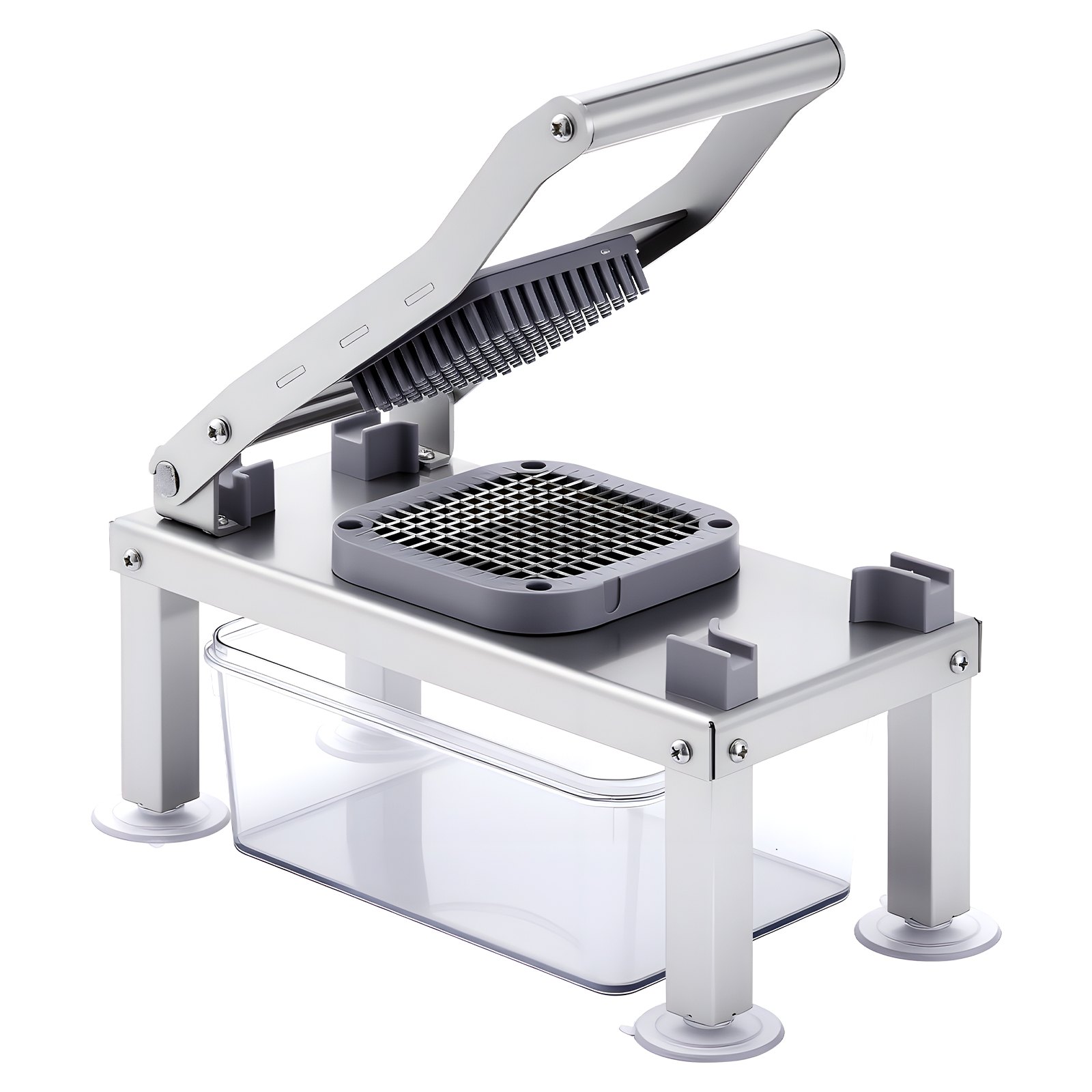 Vegetable Chopper Mandoline Slicer, All-in-1 Food Veggie Cutter with 8 Stainless Steel Blades, Cheese Grater Onion Potato Salad Dicer with Container,Kitchen Gadgets&Essentials Home Appliances - Image 1