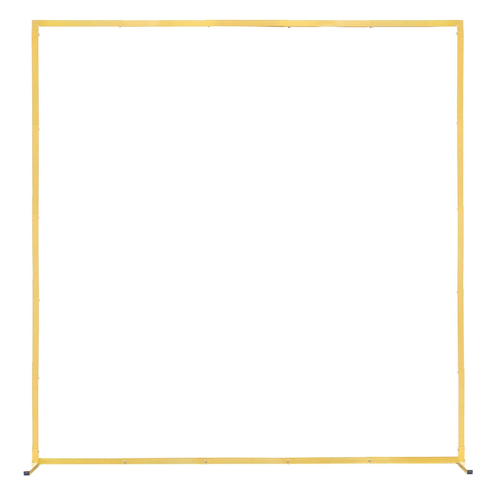 Arch Backdrop Stand, 2 x 2 m, Stable Structure, Easy Assembly, Square Gold Metal Arch Backdrop Stand for Wedding, Birthday Party, Graduation, Holiday Celebration, and Ceremony Decoration - Image 1