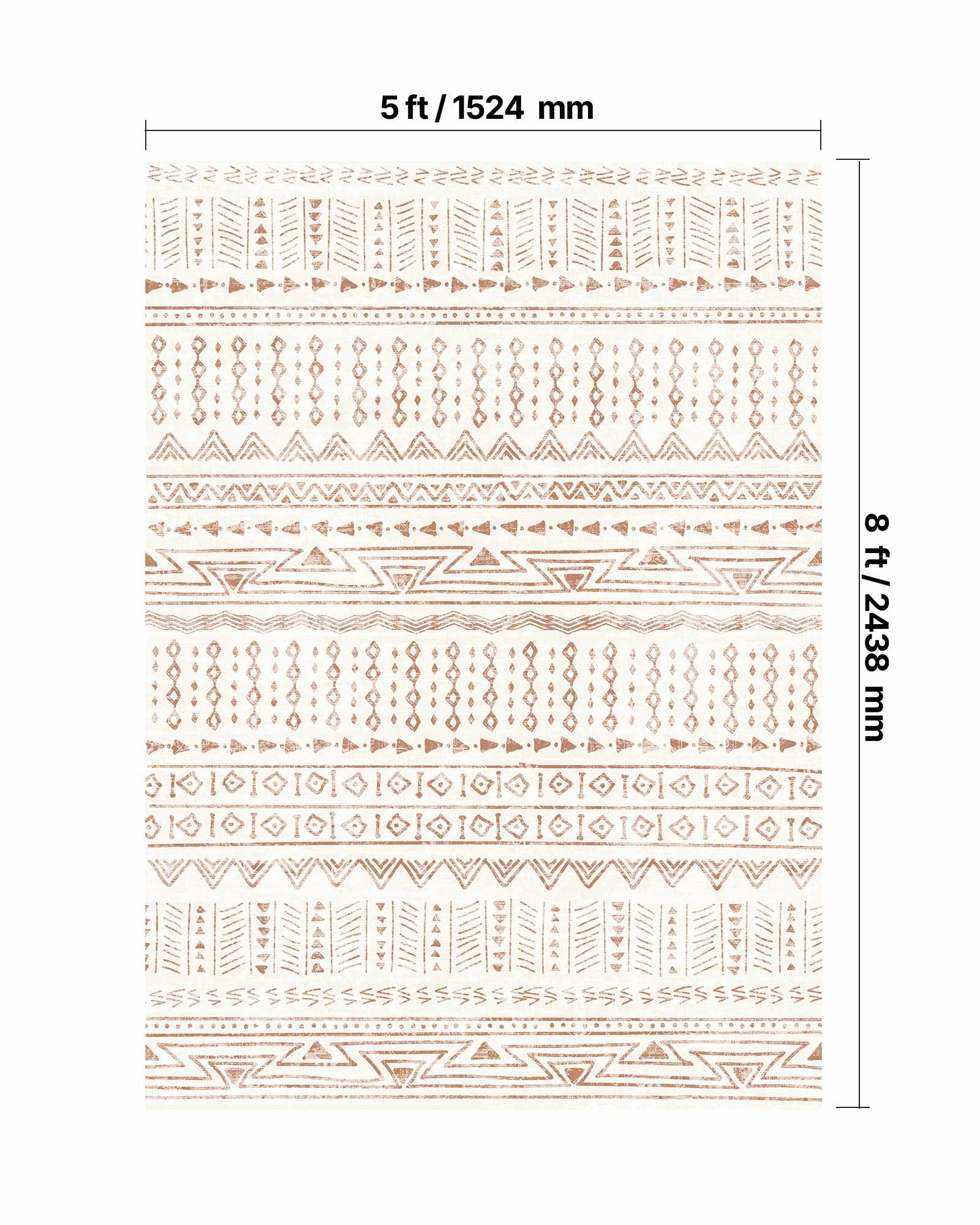 Area Rug, 1524x2438.4mm Large Washable Rug, Non-Slip Tear-Resistant Soft Carpet, Pet & Child Friendly Modern Area Rugs, Indoor Mat for Bedroom, Office, Living Room, Kids Room, Entryway, Beige - Image 3