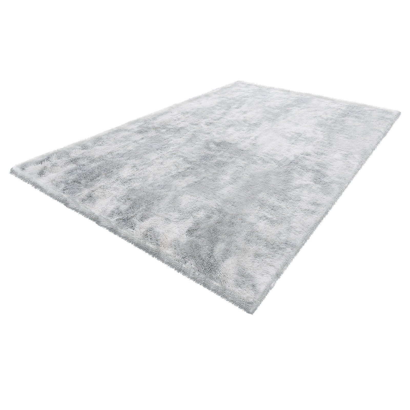 Indoor Plush Area Rugs, 1.83x2.74 m Soft Plush Carpet, FFurry Shag Area Rugs for Living Room, Bedroom, Modern Home Decor Aesthetic Long-Pile Rug, Non-Shedding, Slip-Resistant, Tie-Dye Light Gray - Image 1