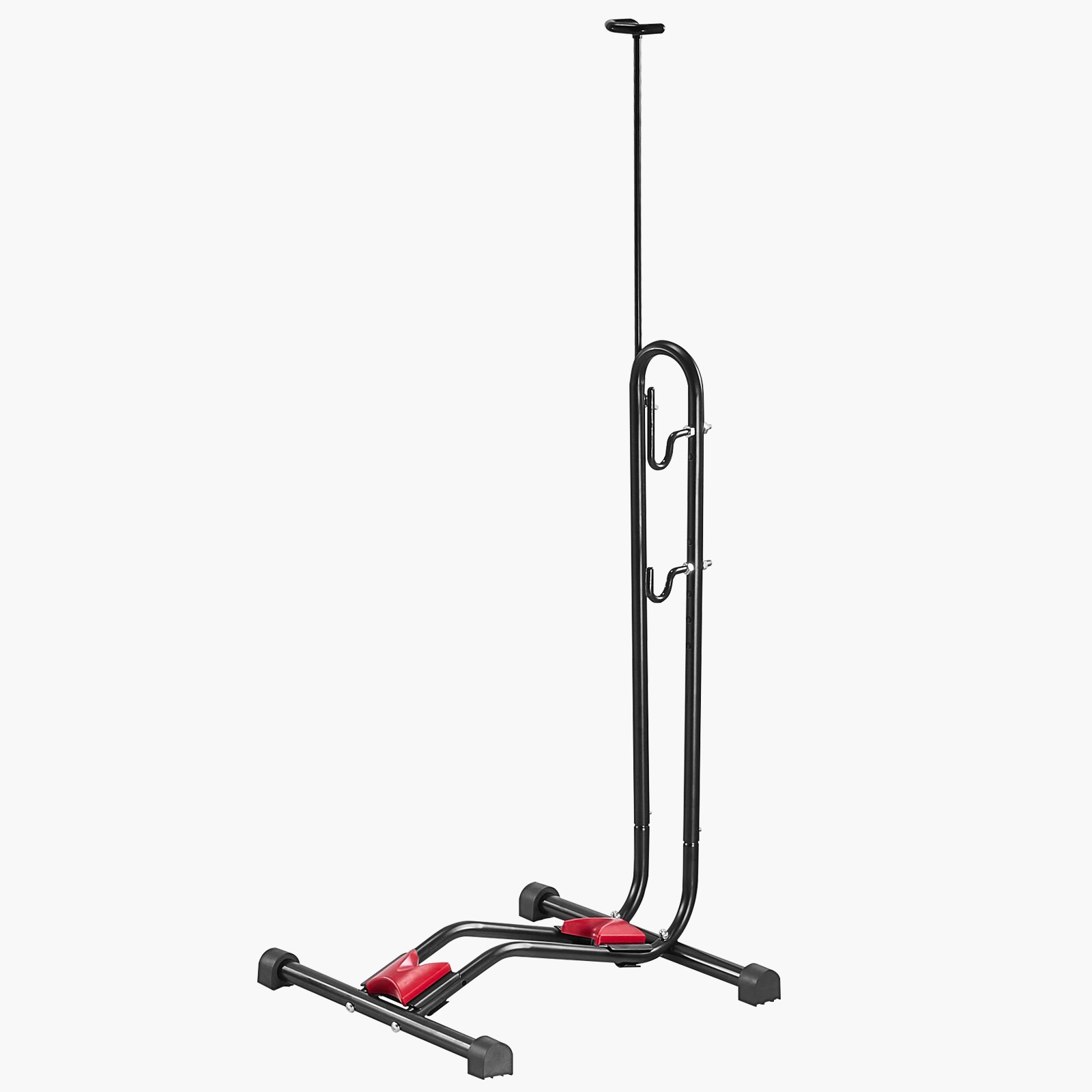Bike Rack, Upright Bike Stand Floor for 406.4 to 700 mm Mountain & Road Bikes, Vertical & Horizontal Bicycle Stand for Secure Parking and Storage in Garage, Truck Bed, Indoor, Outdoor, Black - Image 1