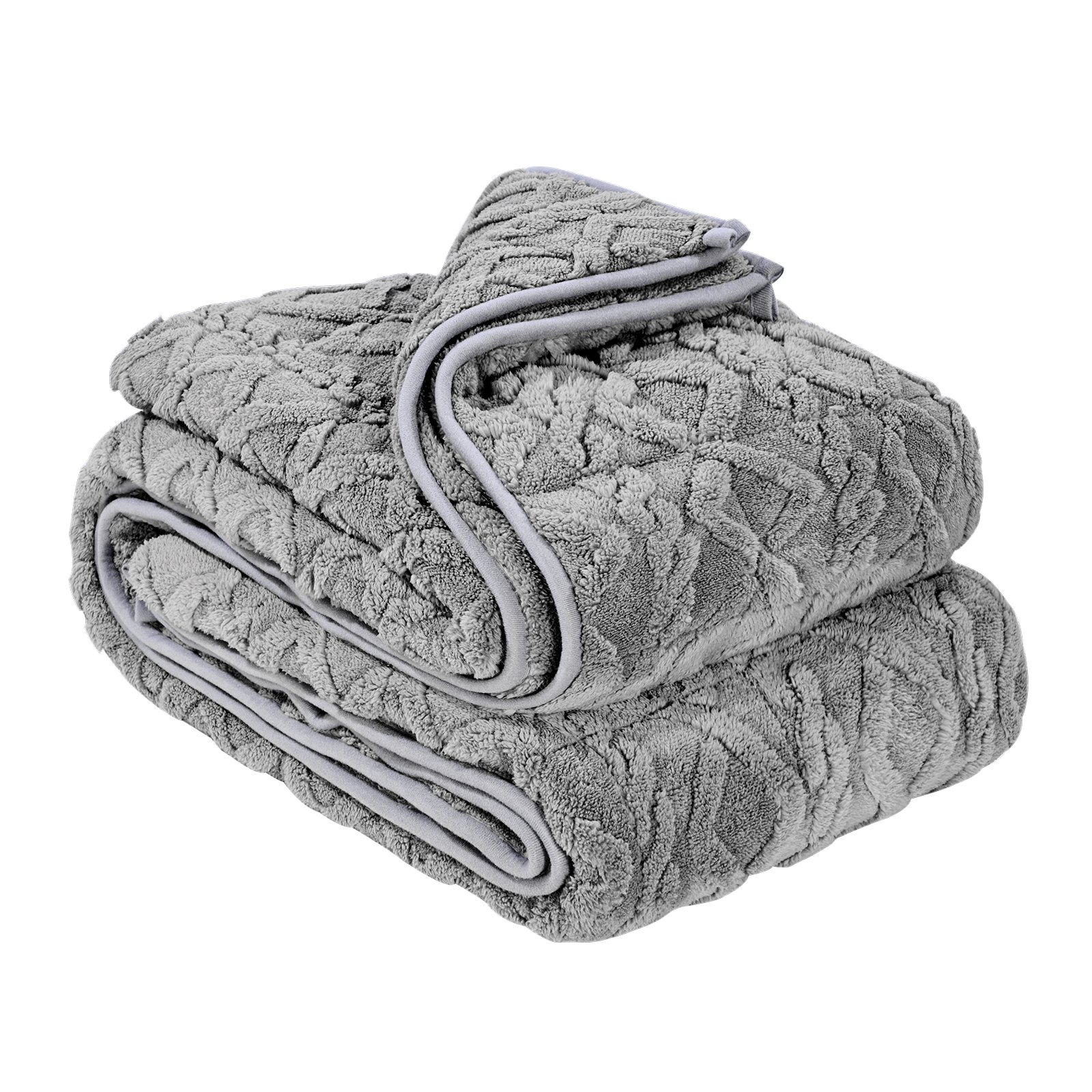 Weighted Blanket, 9 kg, 1524 x 2032 mm Queen Size, Sherpa Fleece Heavy Blanket with Glass Beads, Soft Warm Cozy Fluffy Touch, for 90-113 kg Adults, Anxiety Stress Relief, Improve Sleep, Grey - Image 1