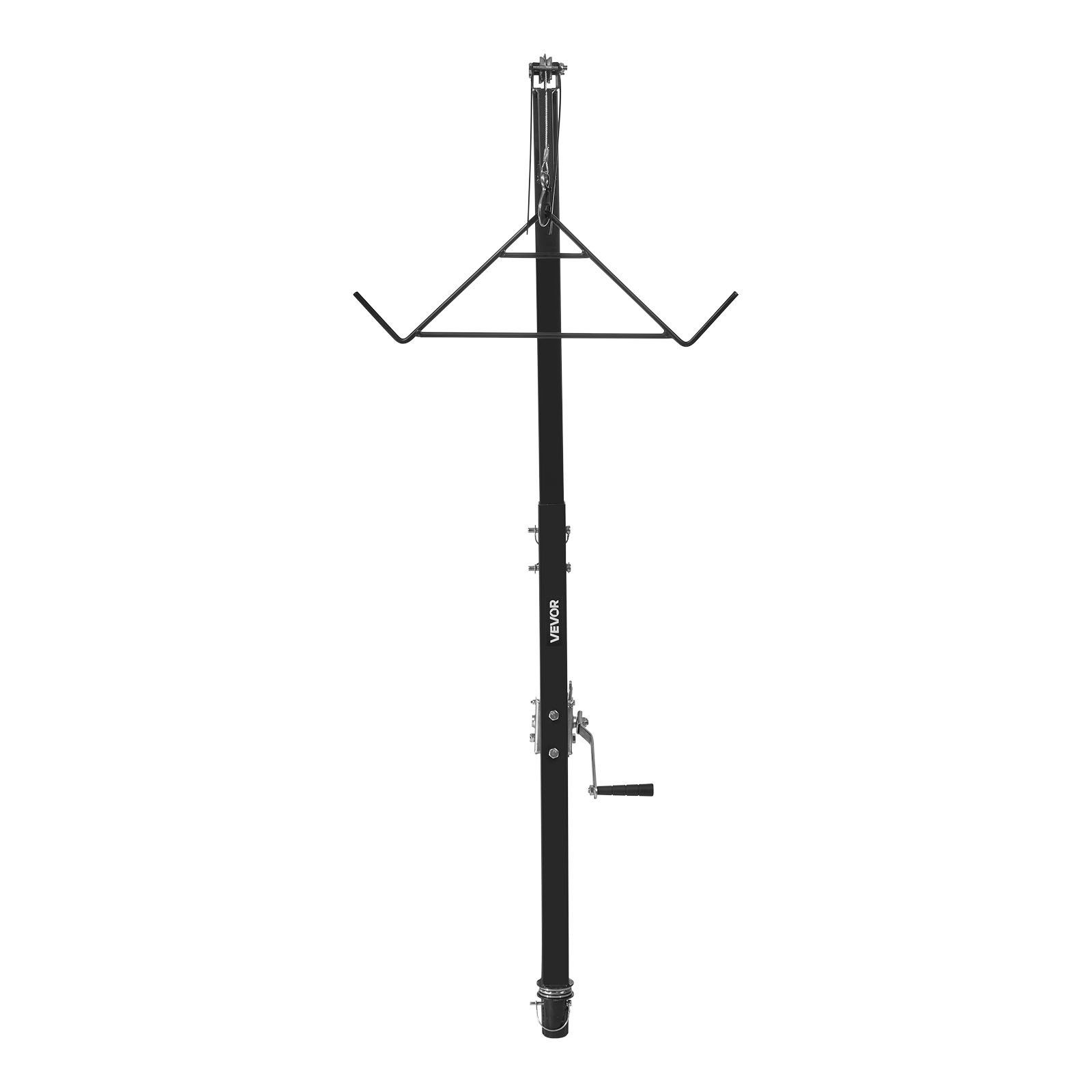 Truck Hitch Game Hoist, 300 lbs Load Capacity, Hunting Deer Hoist with 2-inch Receiver, 360-Degree Swivel Shaft & Adjustable Height, Includes Gambrel Winch for Skinning & Cleaning Game - Image 1