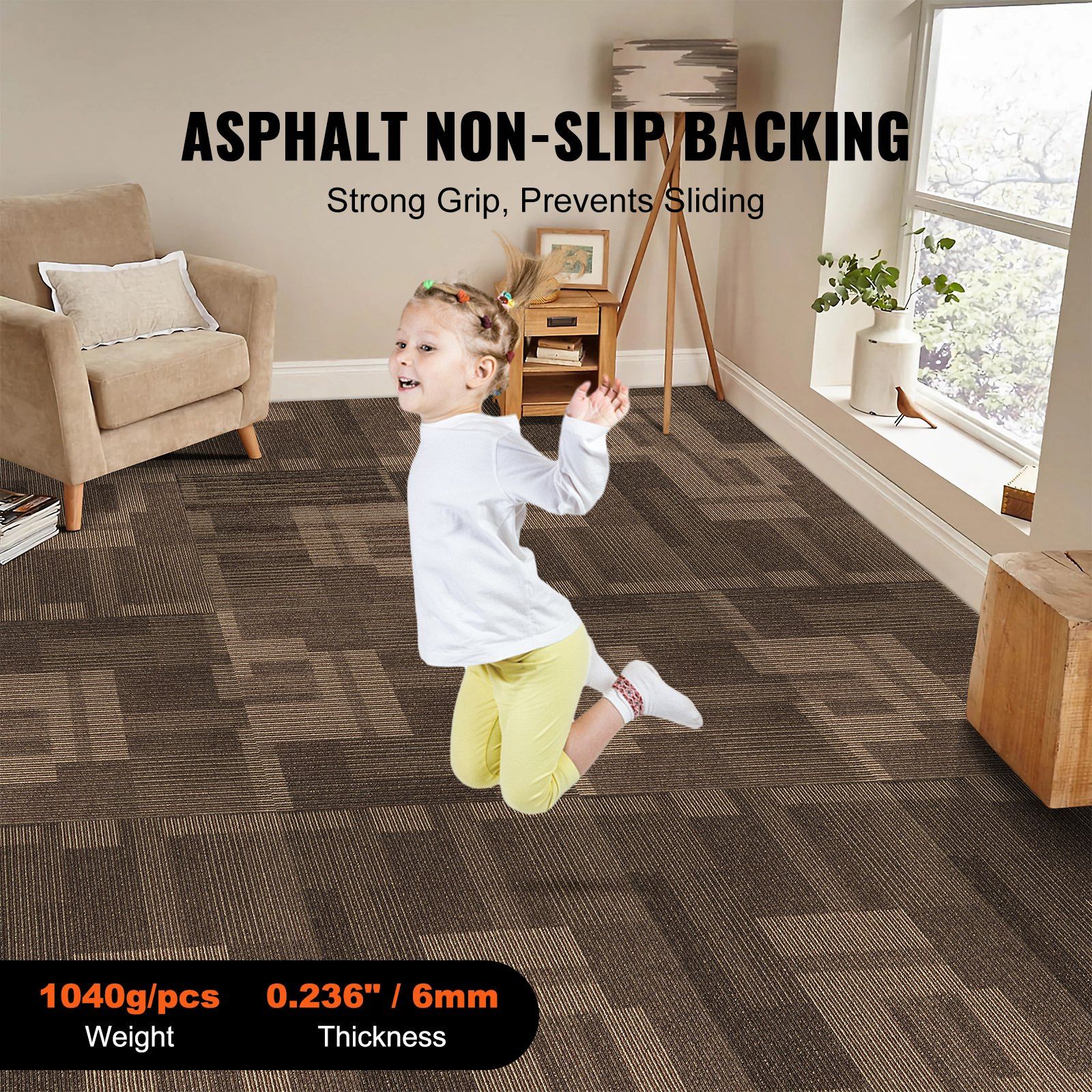 Carpet Tiles Reusable, 24