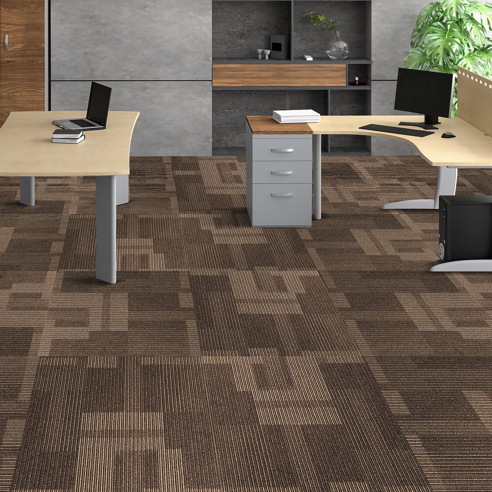 Carpet Tiles Reusable, 24