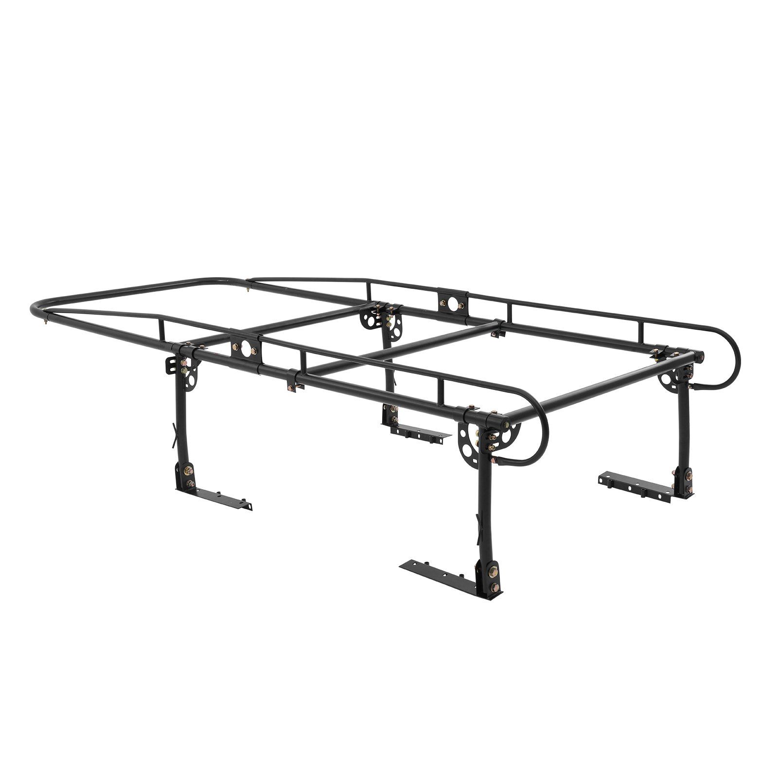 Truck Ladder Rack, 1000 LBS / 454 KG Strong Capacity Truck Racks, Non-Drilling / Drilling Installation for Long or Heavy Cargo, 43.3-63 inch Adjustable Width for Kayak, Ladder, Surfboard, Lumber - Image 1