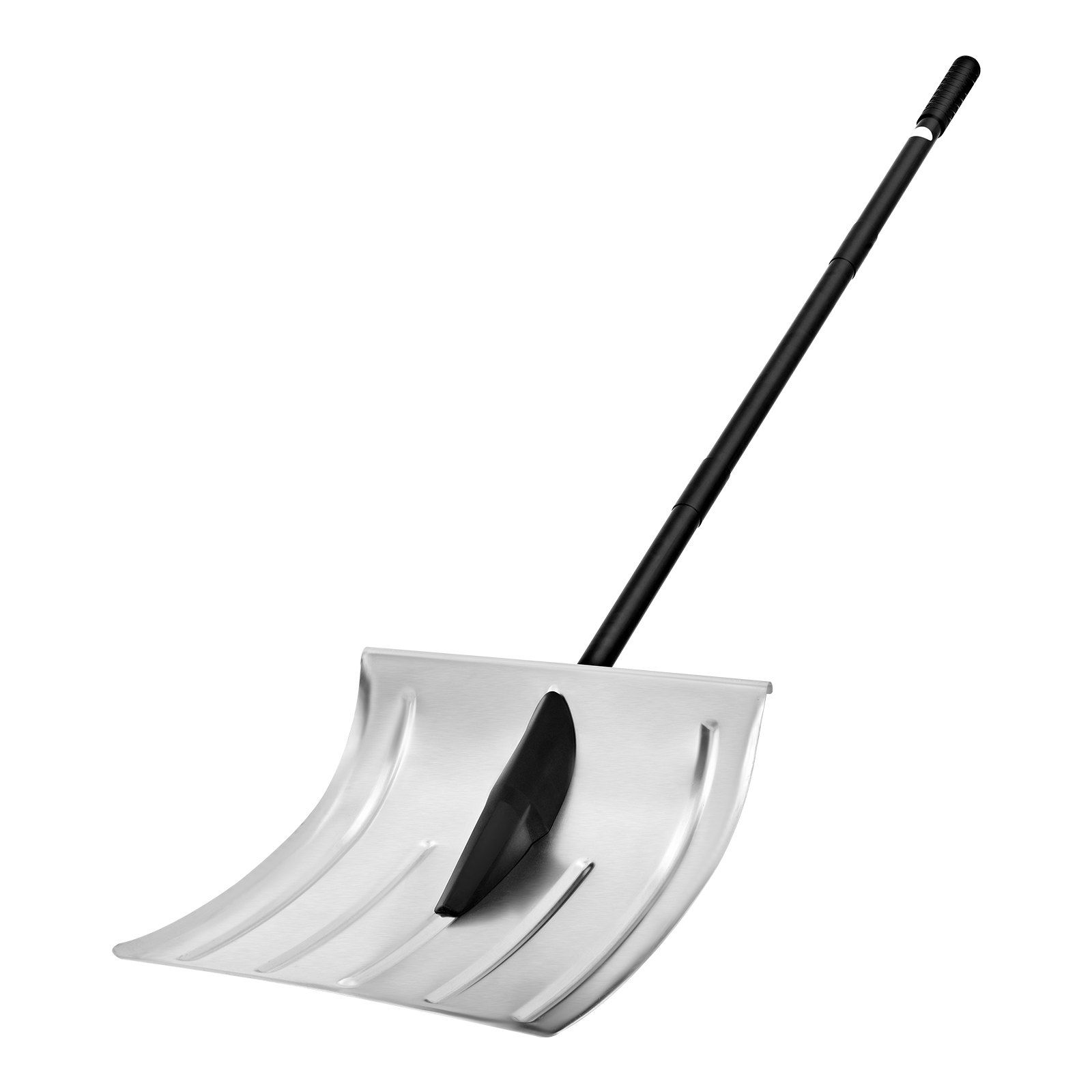 Snow Shovel for Driveway, 40cm Wide Aluminum Alloy Snow Shovel, Non Slip Grip, Large Capacity Snowplow Shovels, Detachable & Lightweight Snows Removal Tool for Garden Car Camping Outdoors - Image 1