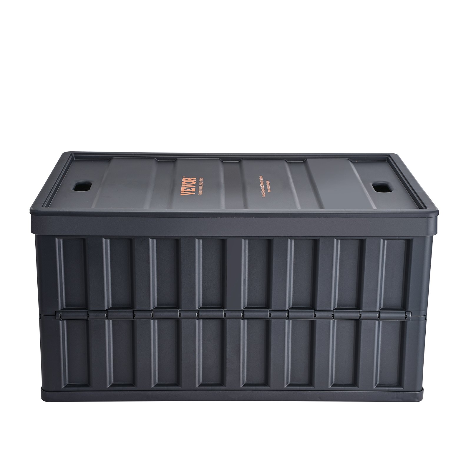 Collapsible Storage Bins with Lids, 65L 3 Packs, Folding Plastic Stackable Utility Crates with Handles, Large Heavy Duty Containers for Clothes, Toys, Books, Snack, Shoes, and Grocery Organizing - Image 1