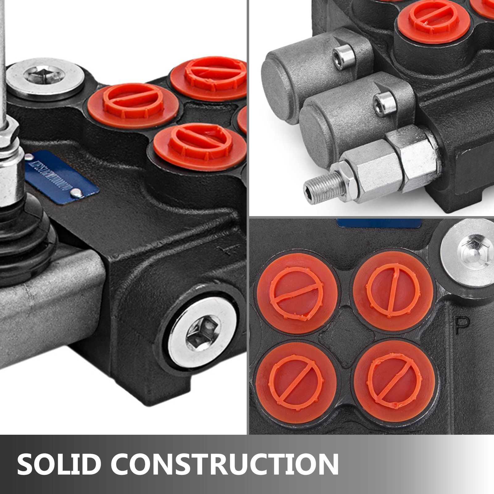 Hydraulic Valve 2 Spool Hydraulic Directional Control Valve 11gpm Hydraulic Control Valve Double Acting for Tractors Loaders Tanks - Image 2