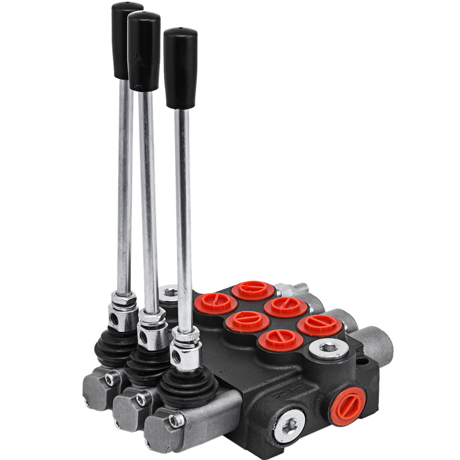 3 Spool Hydraulic Control Valve 11GPM Hydraulic Directional Control Valve Double Acting Hydraulic Valve for Tractors Loaders Tanks - Image 1