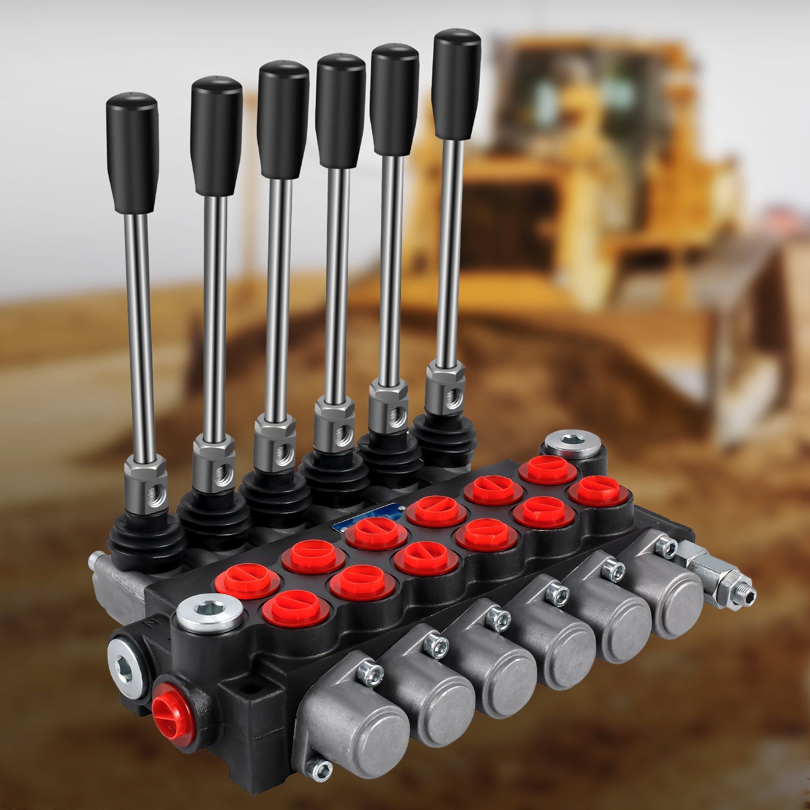 Hydraulic Directional Control Valve, 6 Spool Hydraulic Spool Valve, 11 GPM Hydraulic Loader Valve, 3600 PSI Directional Control Valve, Hydraulic Valves And Controls For Tractors Loaders Tanks - Image 8