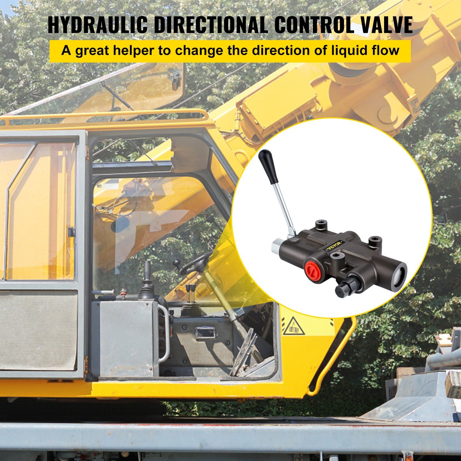 Hydraulic Directional Control Valve, 1 Spool Hydraulic Spool Valve, 21 GPM Hydraulic Loader Valve, 3625 PSI Directional Control Valve, Hydraulic Valves And Controls For Tractors Loaders Tanks - Image 2