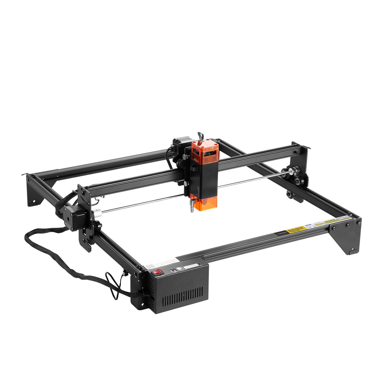 Laser Engraver, 10W Output, Laser Engraving Cutter Machine, 14.9 x 15.7 in/38 x 40 cm Working Area, 10000 mm/min Movement Speed, Compressed Spot with Eye Protection, for Wood, Certain Metal - Image 1