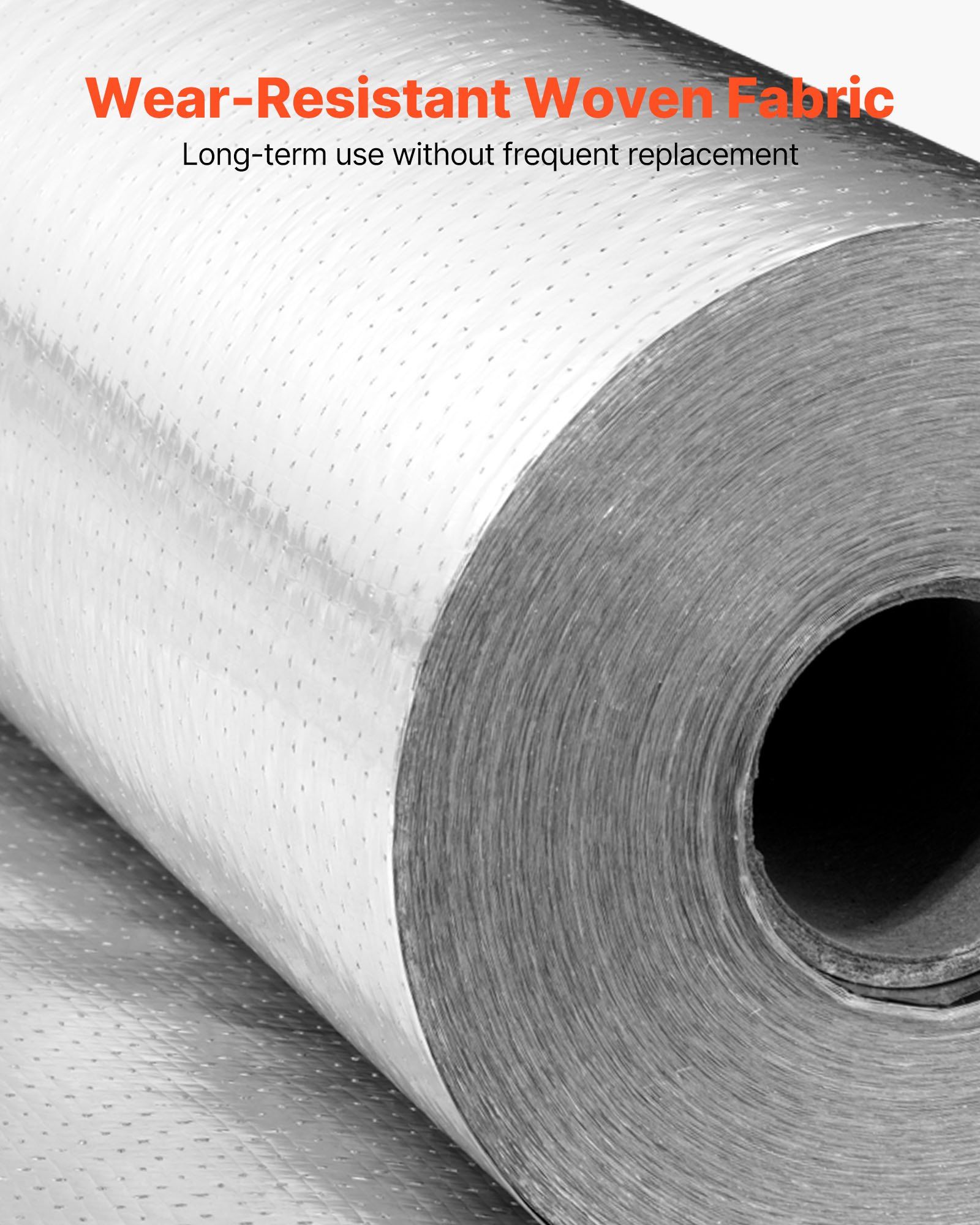 Double Reflective Insulation Roll, Perforated Woven Fabric Radiant Barrier, 0.15mm 76.2m x 1.22m, Double-Sided Aluminum Foil Heat Reflective Shield, Thermal Insulation Roll for Window RV Roof - Image 4