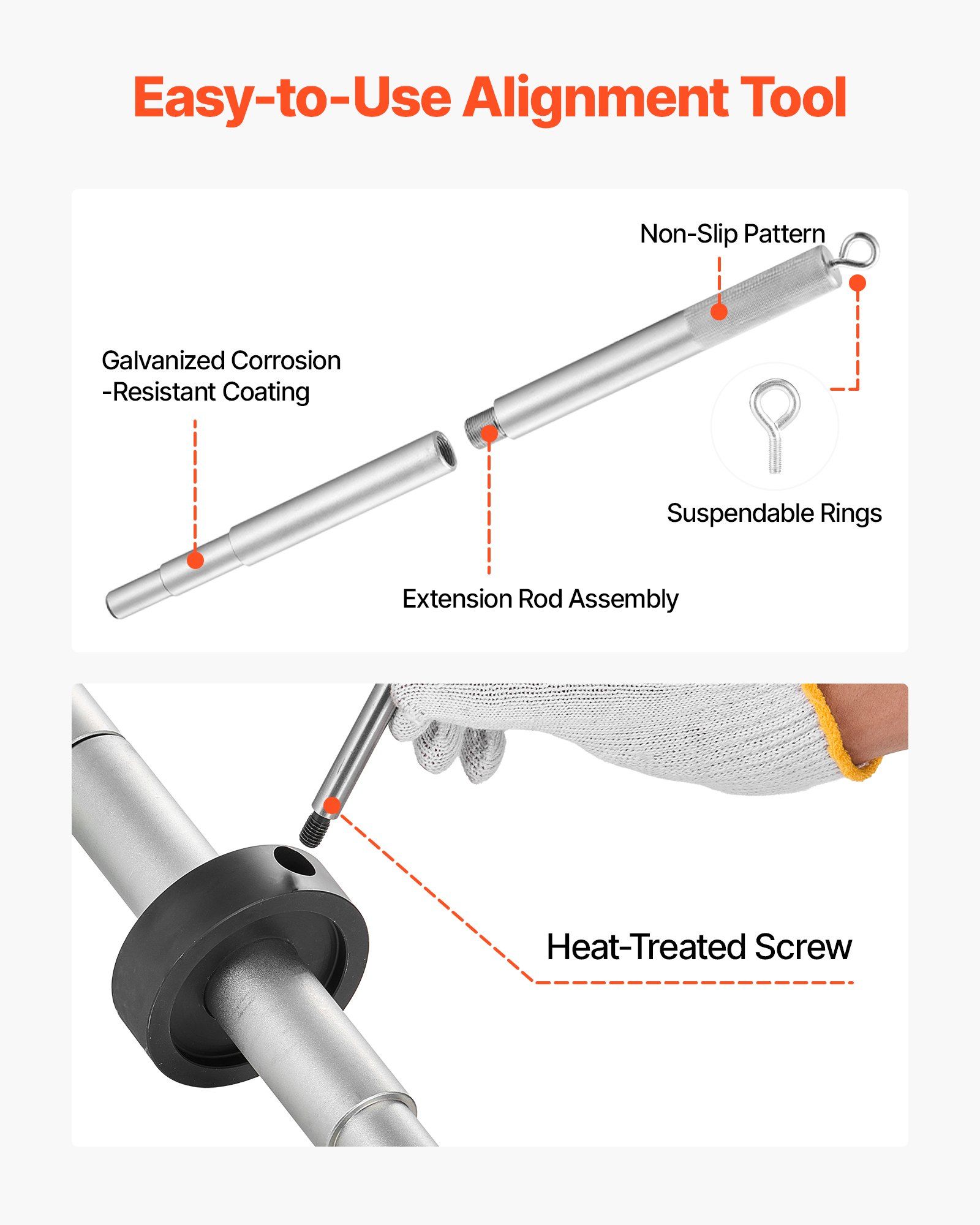 Mercruiser Alignment Tool & Gimbal Bearing Puller Set, Compatible with Mercruisers, OMC, Volvo Cobra Bell Housings, Engine Alignment Tool, Bearing Puller Seal Bellow Expander Tools Installer - Image 6