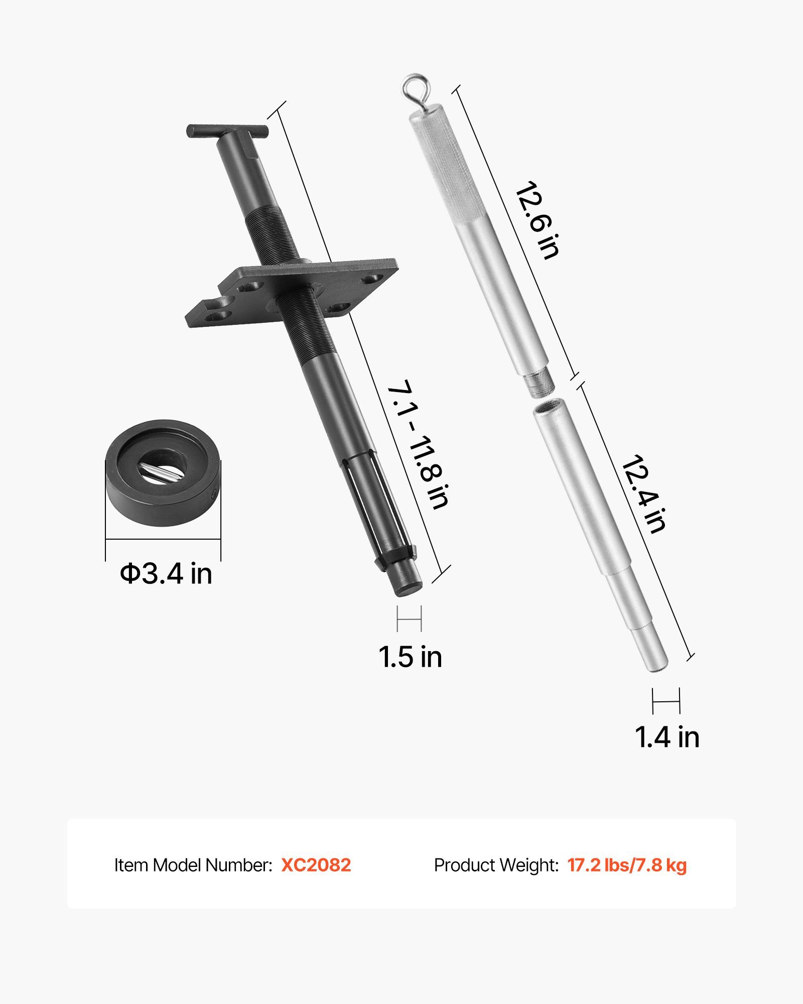 Mercruiser Alignment Tool & Gimbal Bearing Puller Set, Compatible with Mercruisers, OMC, Volvo Cobra Bell Housings, Engine Alignment Tool, Bearing Puller Seal Bellow Expander Tools Installer - Image 7