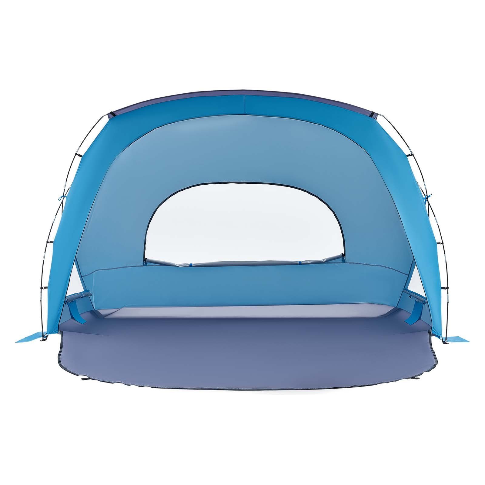 Beach Tent Sun Shelter for 6 Person, UPF 50+ Protection, Portable Sun Shade Canopy with Carrying Bag & Sand Pockets, Lightweight and Easy Setup Beach Umbrella for Family Camping Outdoor Picnic - Image 1