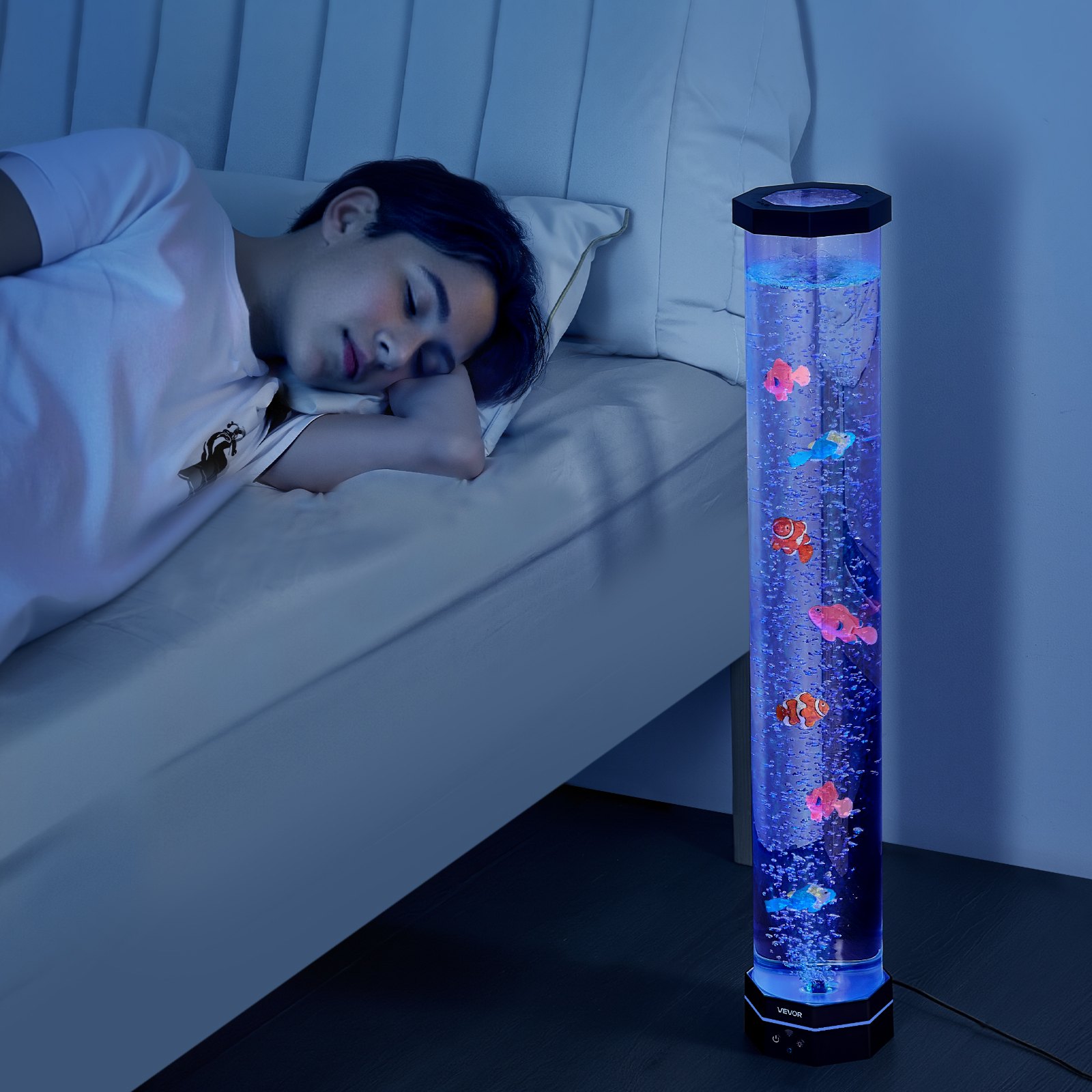 Bubble Tube Lamp 16 Color 80 cm Sensory Aquarium Lamp for Relief Calming - Image 8