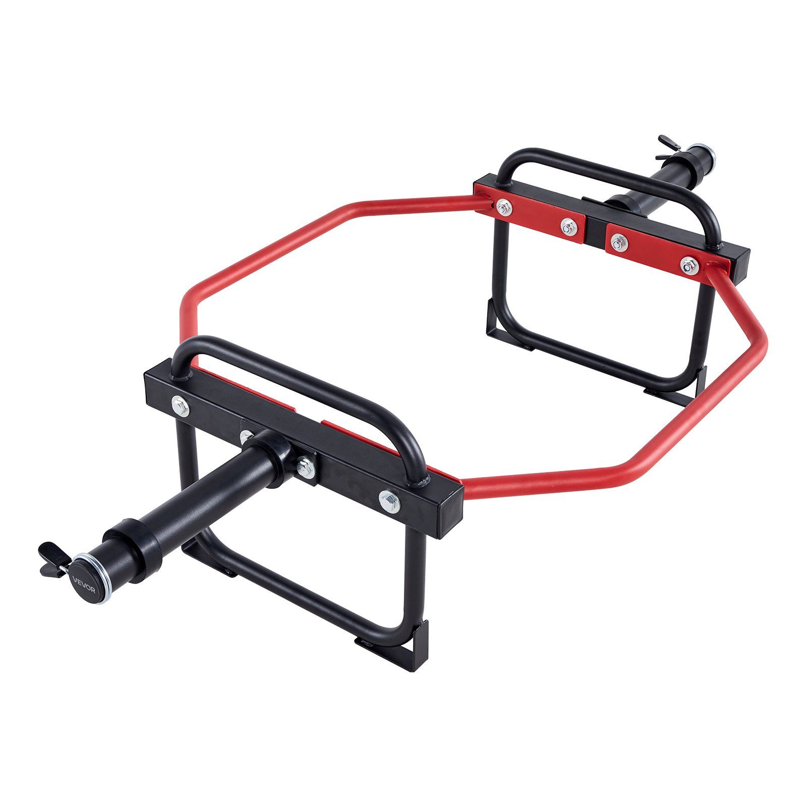 Trap Bar Hex Bar, 50mm Hex Barbell, 240 kg Capacity Shrug Bars, Weightlifting and Strength Training Equipment, Home Gym for Squats, Deadlifts, Shoulder Presses, Red - Image 1