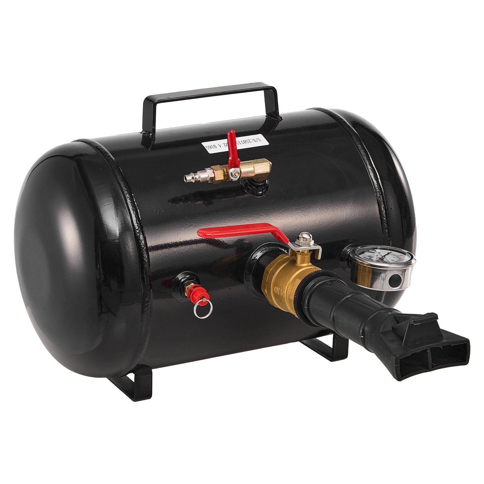 Air Tire Bead Seater, 5 Gal / 18.9 L, Heavy Duty Tire Bead Blaster Tool, 87-116 PSI Operating Pressure, Air Trigger Seating Inflator for Pickup, Truck, ATV, Jeep, Van, Lawn Tractor, RV, Black - Image 1