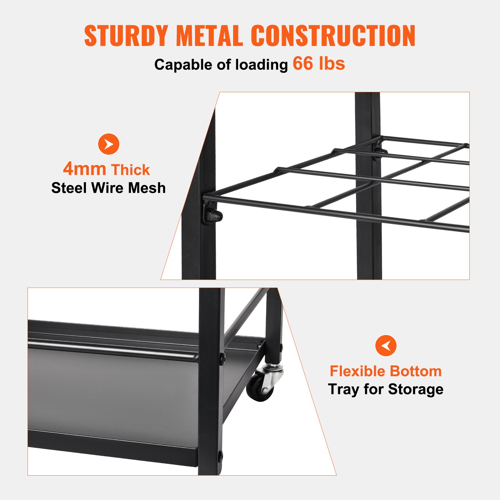 Blueprint Storage Rack, 12 Slots Blueprint Holder with Wheels, Mobile Metal Blueprint Storage Cart for Map Poster Architectural Construction Plan, Roll File Organizer for Home, Office, School - Image 3