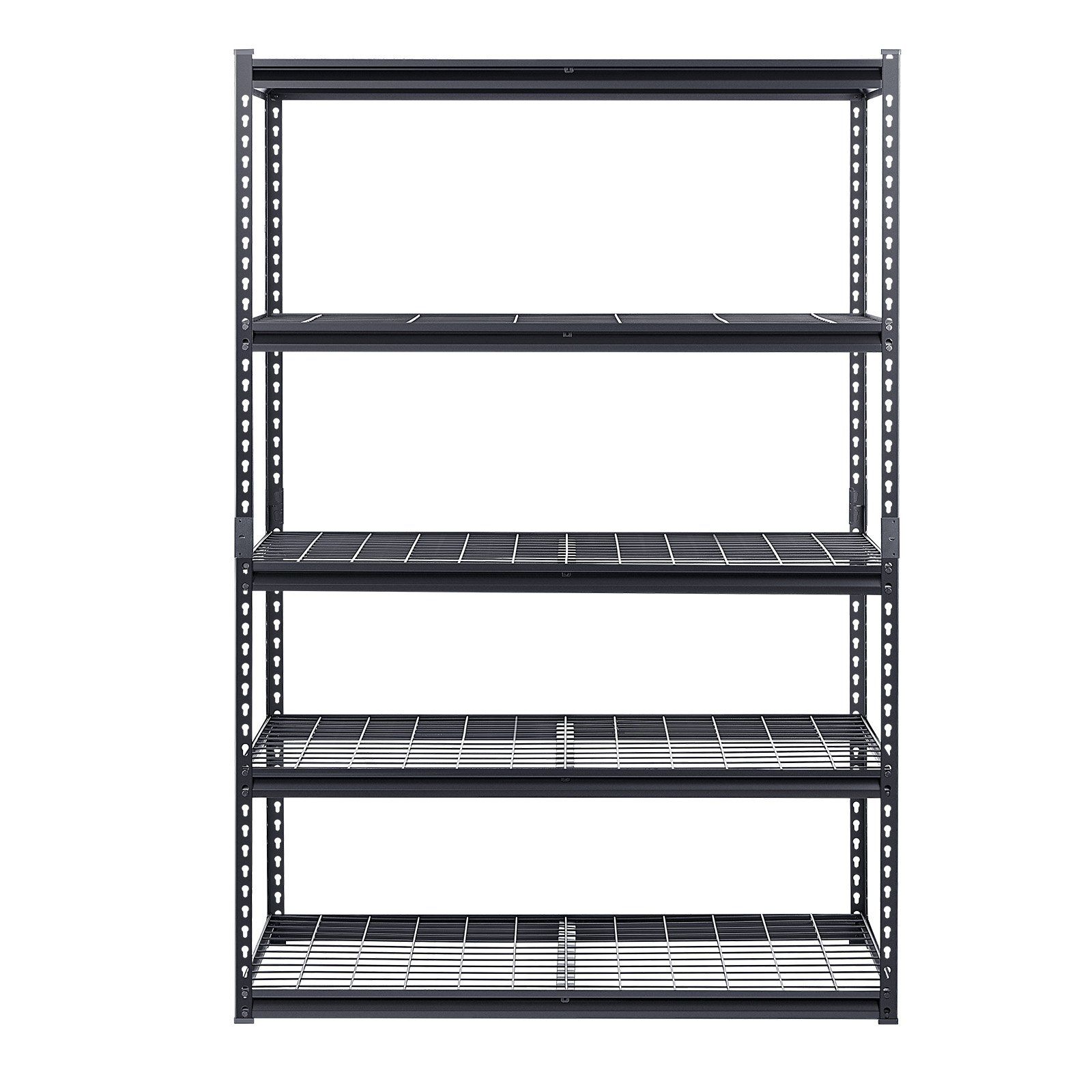 Storage Shelves, 1361 kg, 5 Tier Heavy Duty Garage Shelving, 609.6 x 1219.2 x 1828.8 mm Adjustable Metal Shelves for Industrial Shelving Unit Utility Shelf, for Kitchen, Warehouse, Basement - Image 1