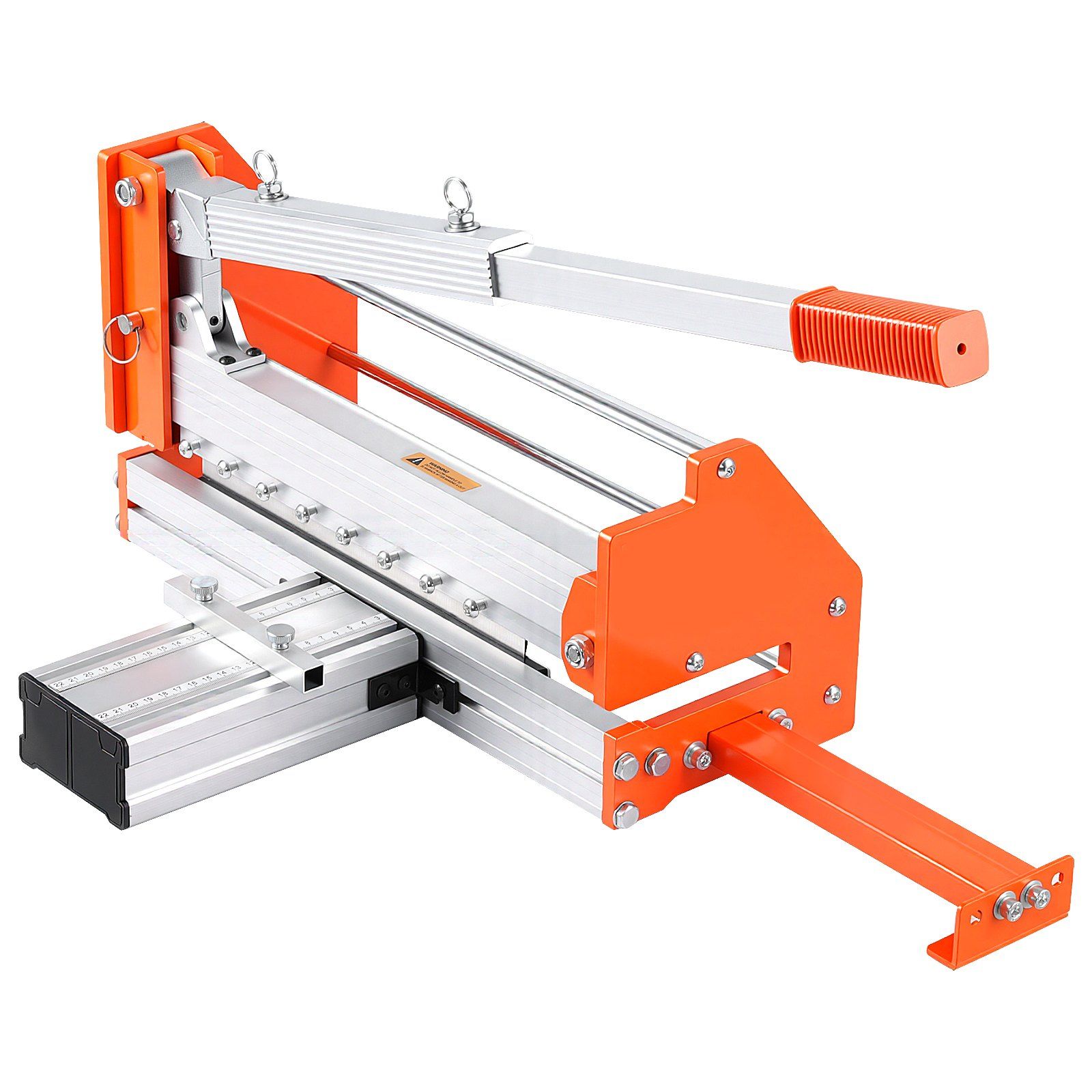 304.8mm Vinyl Floor Cutter, 12mm Thick Laminate Flooring Cutter with Upgraded Labor-Saving Aluminum-Alloy Lever, Telescoping Support Plate, Cuts Certain Engineered Wood, LVT, VCT, SPC, LVP, WPC - Image 1