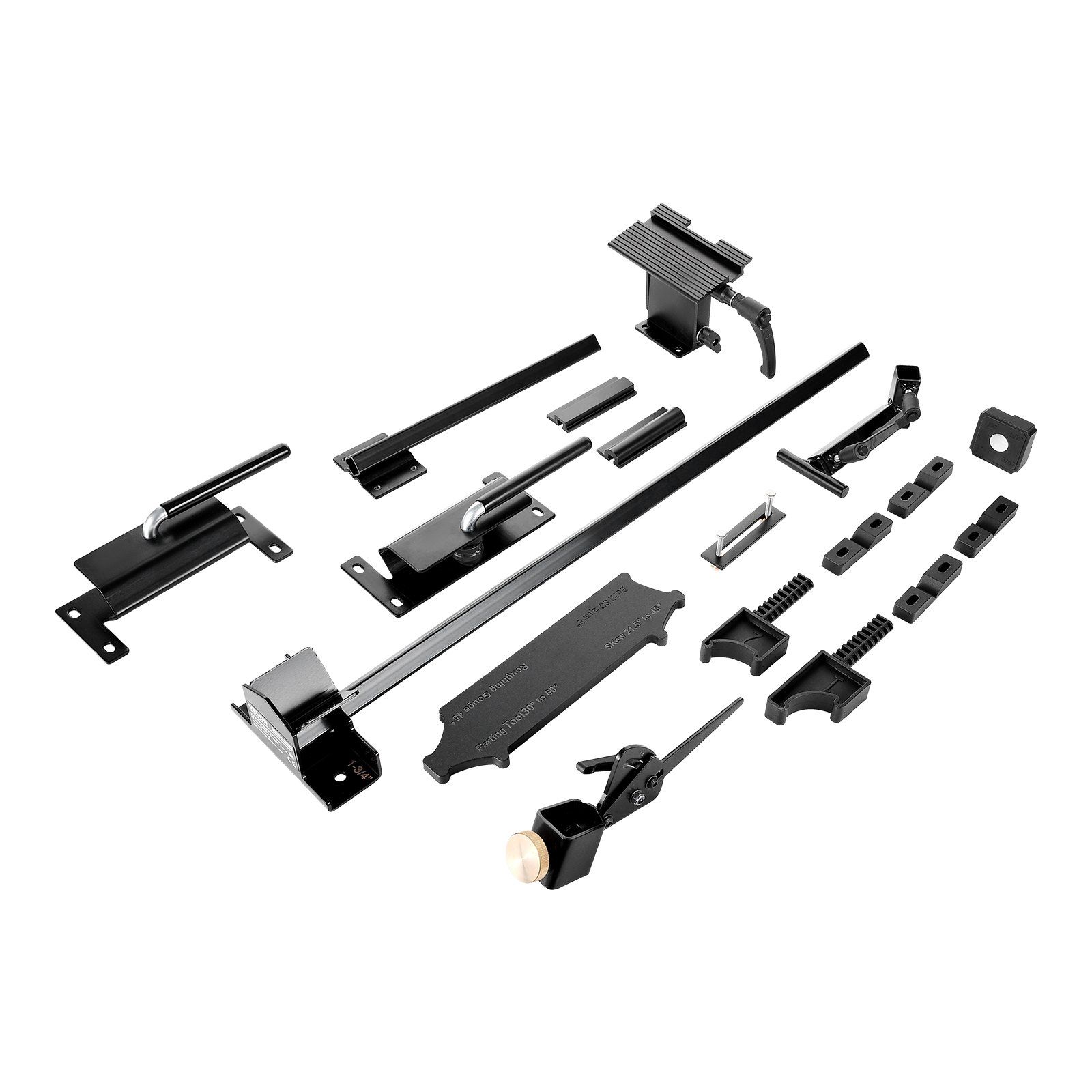 Pro Grind Sharpening System, Multi-Grind Sharpening Jig for 152mm & 203mm Bench Grinder - with Platform Jig, Tool Rest Bar, Setup Block, Miter Slide, Micro Bevel Block, for Woodturning Tools - Image 1