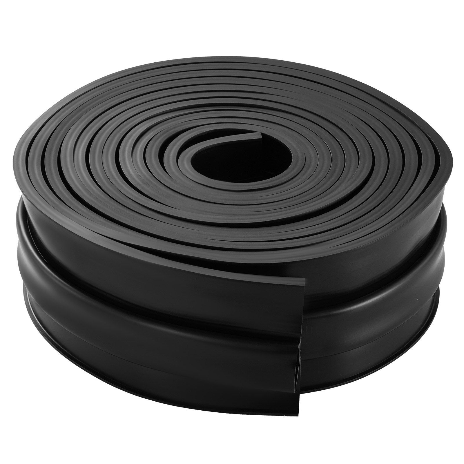 Garage Door Threshold and Bottom Seals Kit, 20 FT U Shape+O Ring Universal Garage Door Bottom Seal Weatherstrip PVC, Combine with Weatherproof Garage Threshold Seal Strip with Adhesive, Black - Image 1