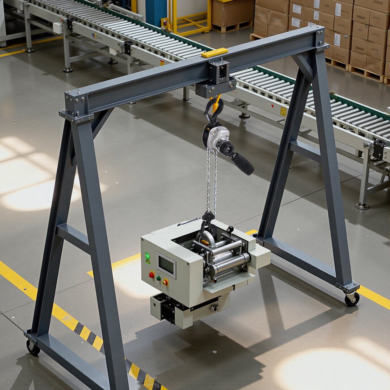 Manual Lever Chain Hoist, 1/2T 500KG Capacity Heavy Duty Come Along, 6M Lift G80 Alloy Steel Chain With Dual Pawl Mechanical Brake, 360° Rotating Hooks, for Warehouse Construction Garage - Image 8