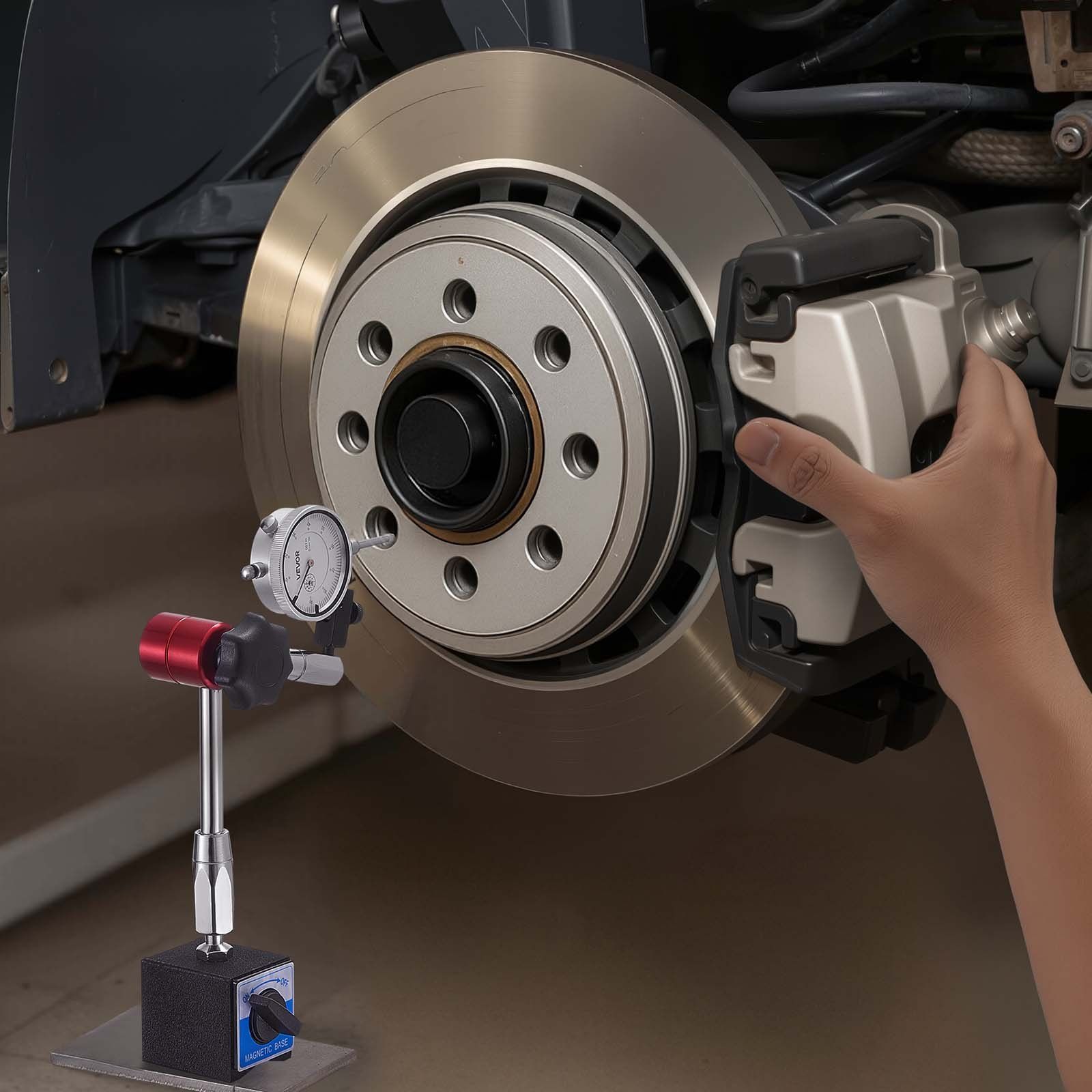 Dial Test Indicator with Magnetic Flexible Base Stand, 0.03 mm Accuracy, 0-25.4mm Range, Fine Adjustable Long Arm, Professional for Machine Set-Up, Narrow Area Measurement, Easy to Read - Image 8