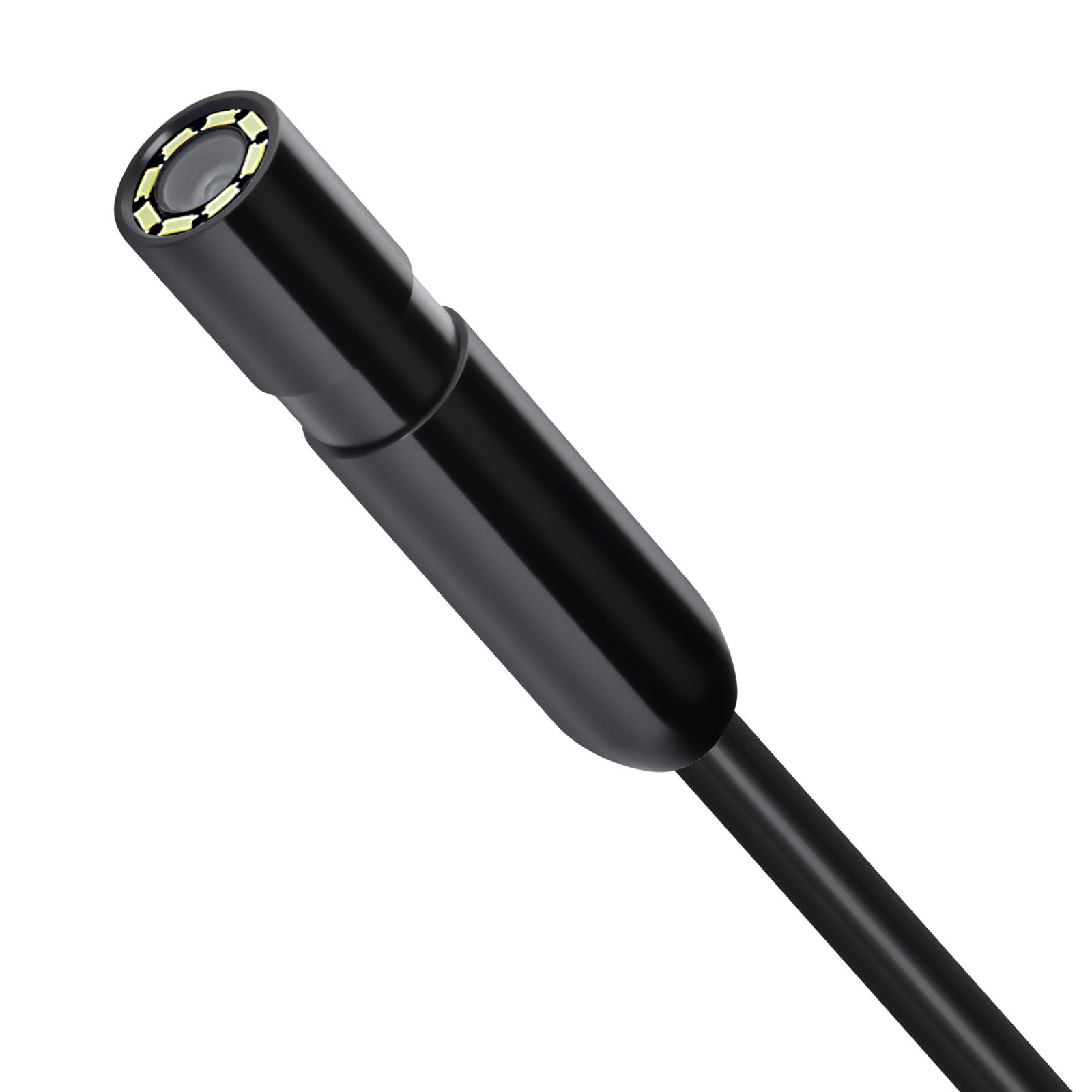 Endoscope Camera with Light, 1920P HD Borescope for Android & IOS, 8 LED Lights Inspection Camera with 3m Semi-Rigid Cable, 2X Zoom, IP67 Waterproof Snake Scope Cameras for Auto, Plumbing - Image 1